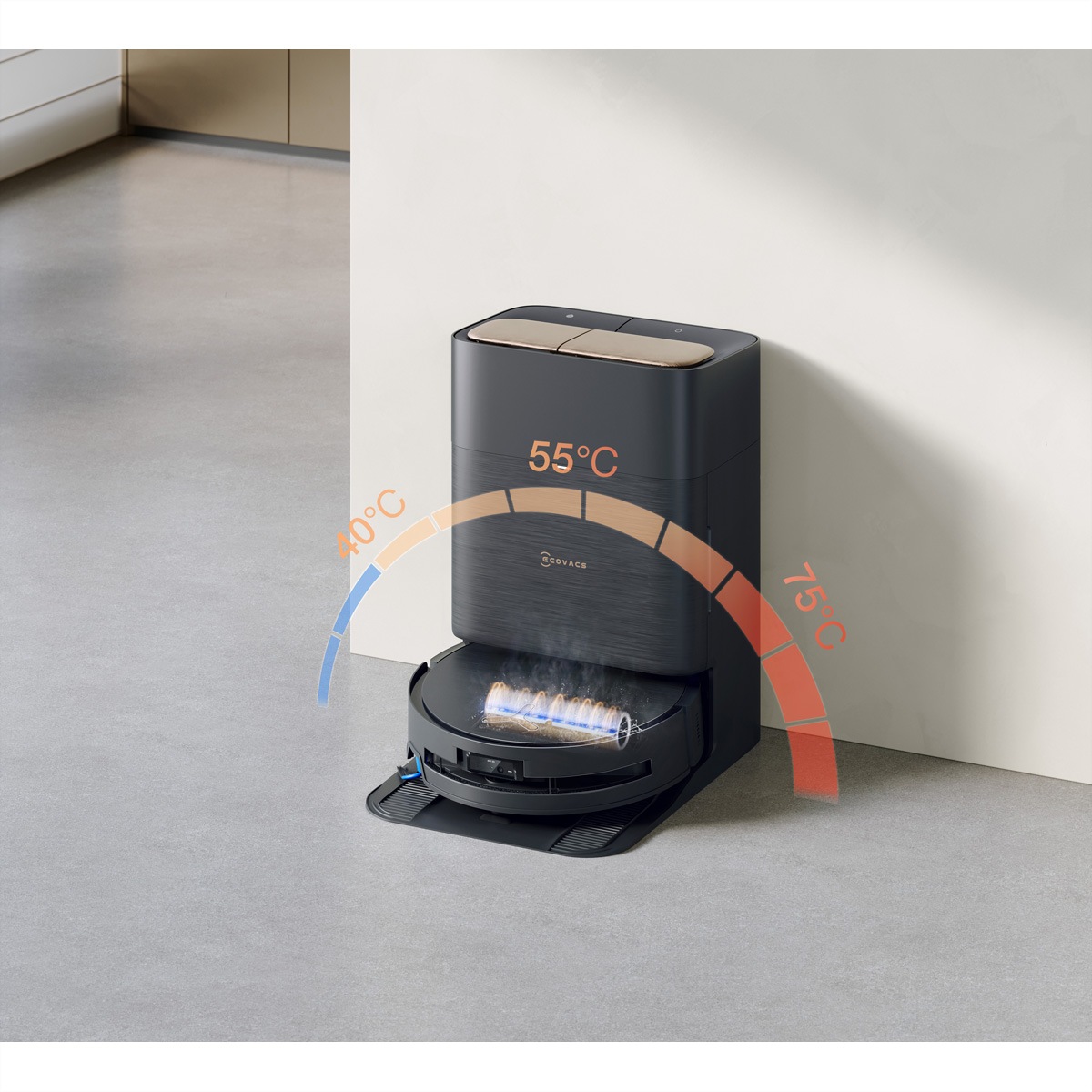 ECOVACS »Ecovacs Saugroboter DEEBOT X9 PRO OMNI, schwarz«