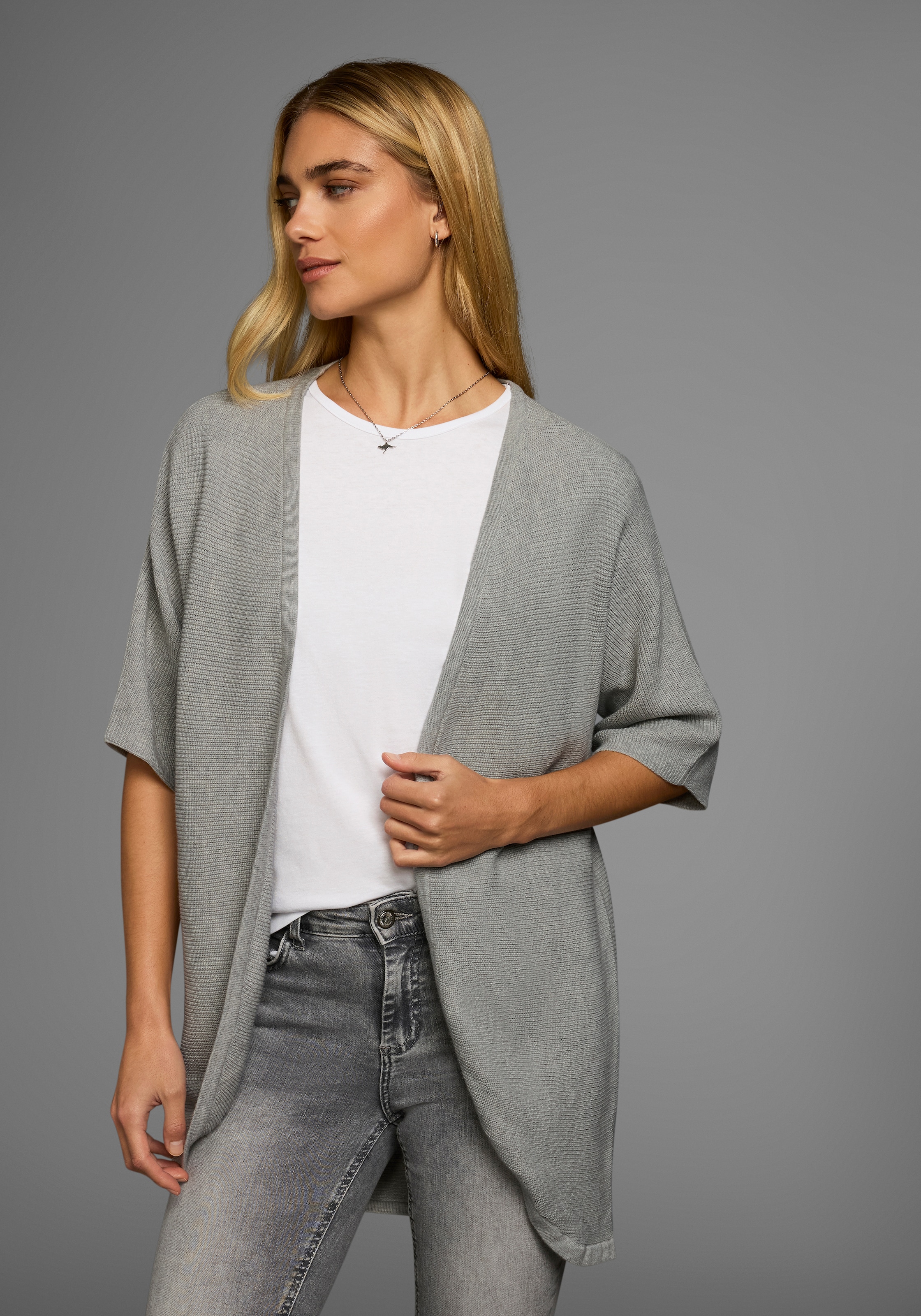 Flashlights Longstrickjacke, Extra- lange Form