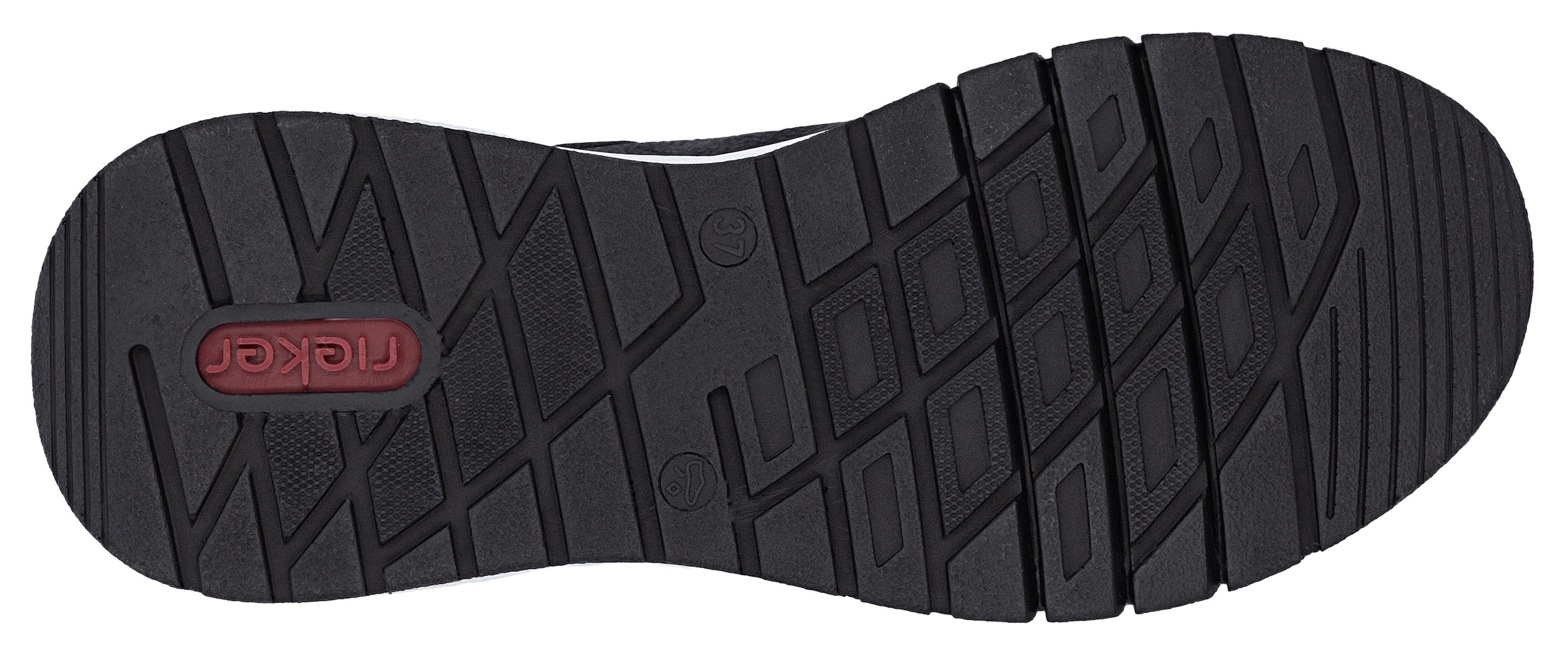 Rieker Sneakers  mit MemoSoft-Innensohle, Freizeitschuh, Halbschuh, Schnürschuh