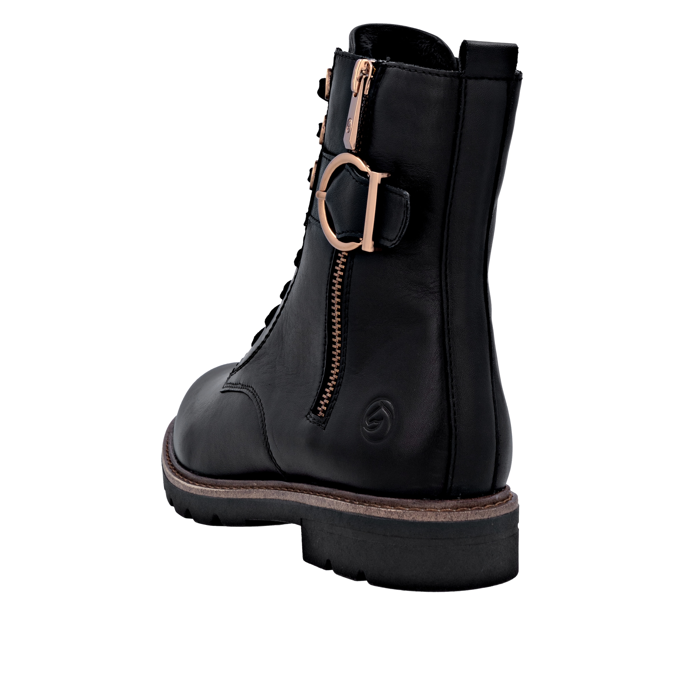 Remonte Bottes à lacets  Schnürboots, Casual-Stiefelette, Blockabsatz, mit grosser Zierschliesse