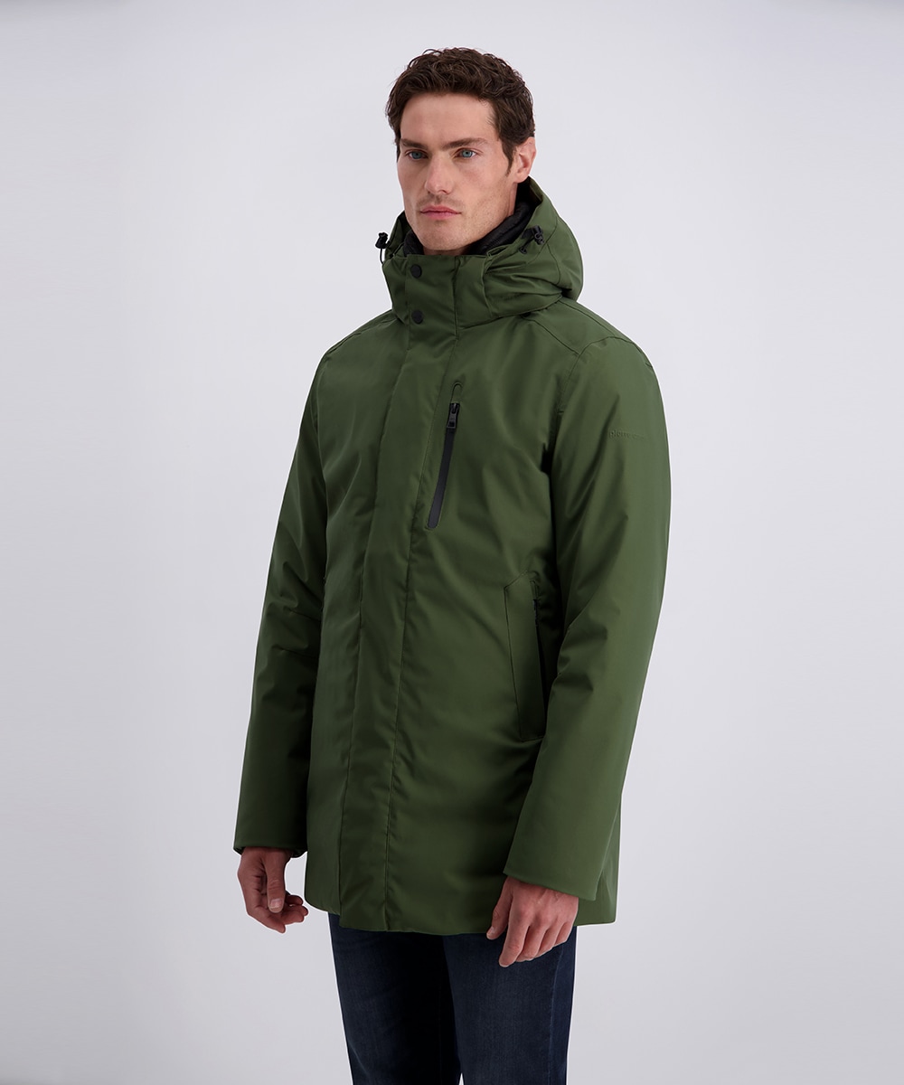 Image of Pierre Cardin Parka mit Kapuze Nahtverstärkung an kritischen Stellen