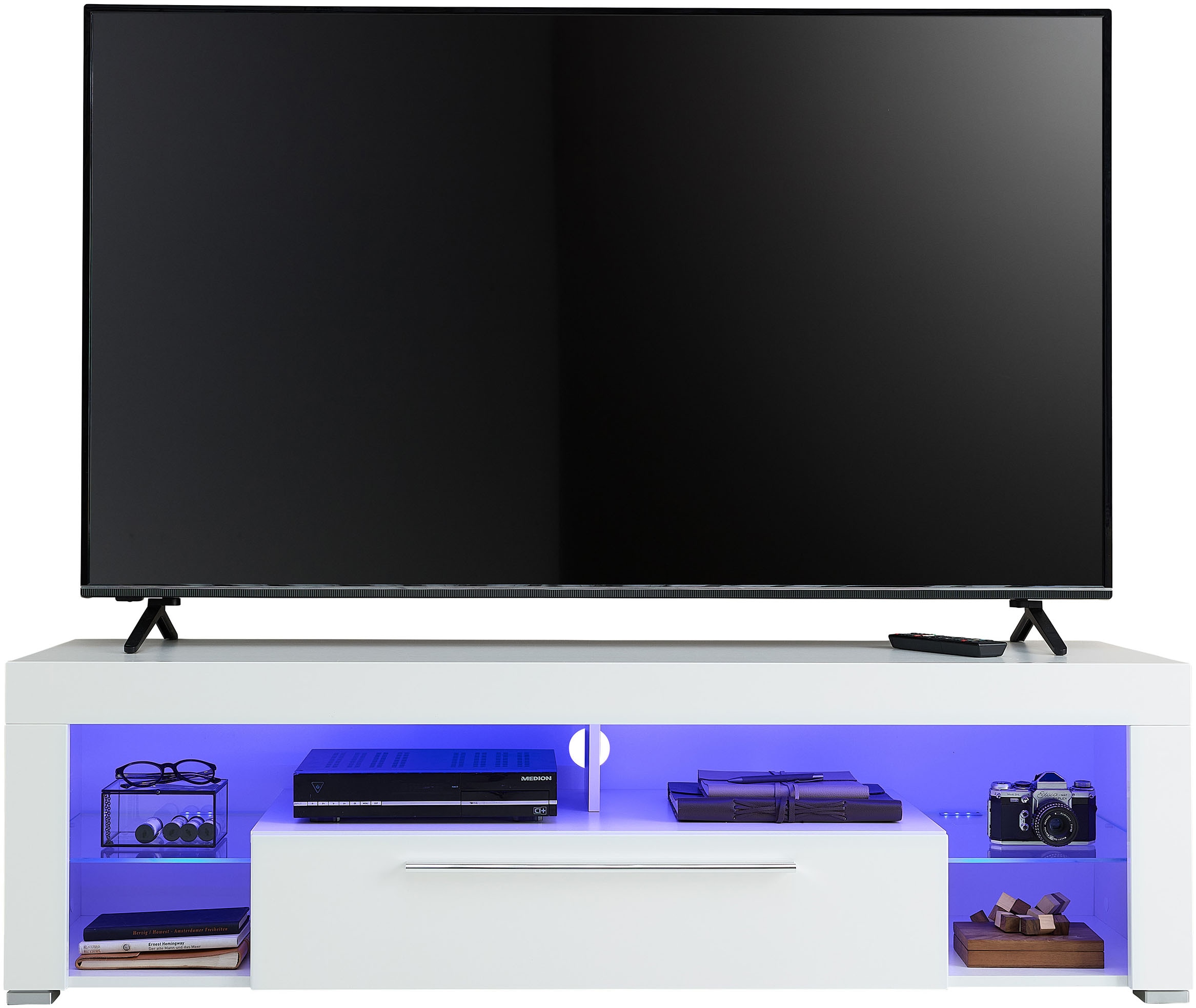 Stolkom Meuble TV »Goal« Oberboden bis 25 kg belastbar, 1 Klappe mit Griff