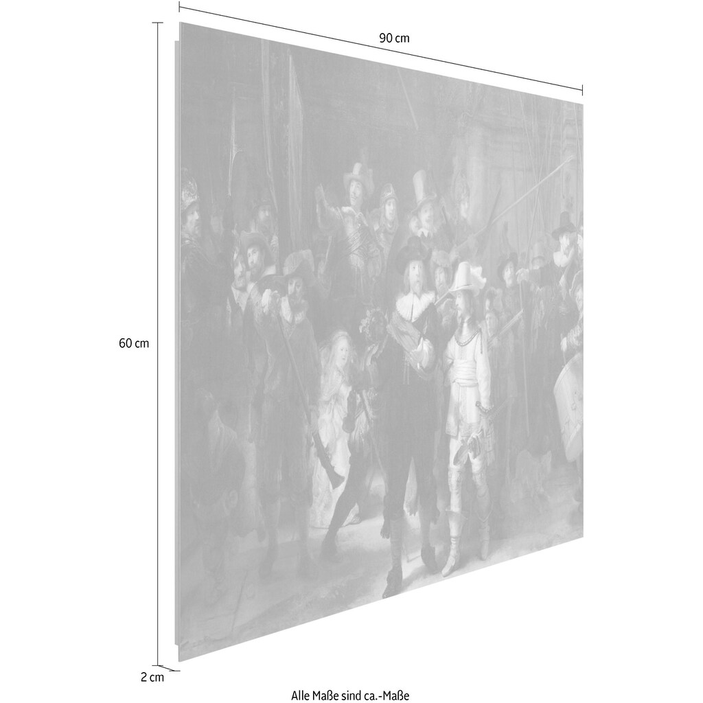 Reinders! Deco-Panel »Rembrandt Die Nachtwache«