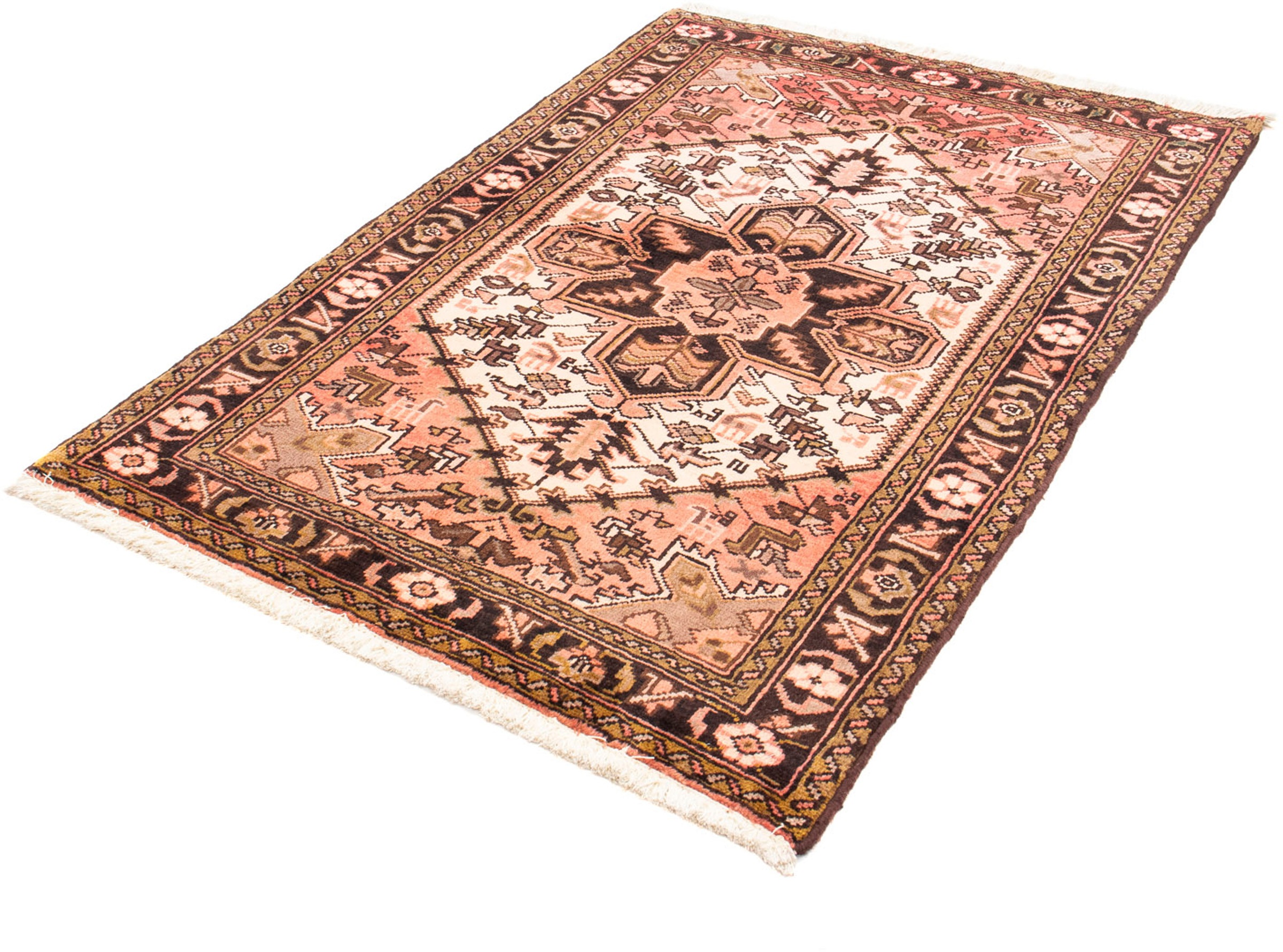 Image of morgenland Orientteppich »Perser - Nomadic - 148 x 100 cm - beige«, rechteckig, 10 mm Höhe, Wohnzimmer, Handgeknüpft, Einzelstück mit Zertifikat bei Ackermann Versand Schweiz