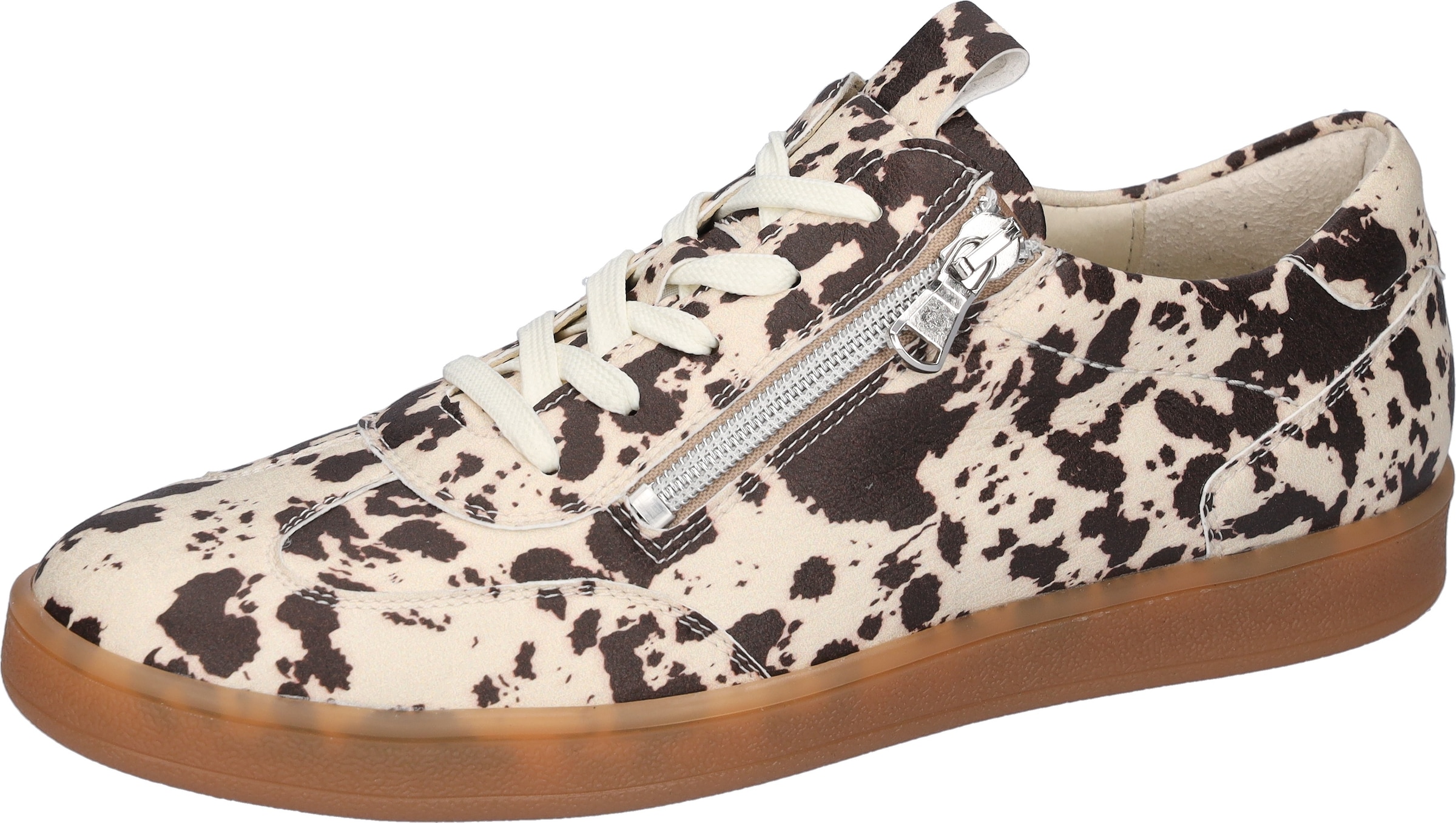 Image of Waldläufer Sneaker "H-DAISY" Komfortschuh, Schnürer mit gepolstertem Schaftrand, H-Weite