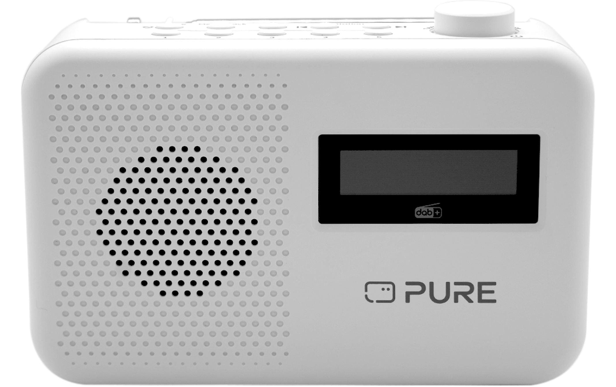 Pure Digitalradio (DAB+) »Elan One2 Weiss«, (Bluetooth Digitalradio (DAB+)-FM-Tuner 1,5 W)