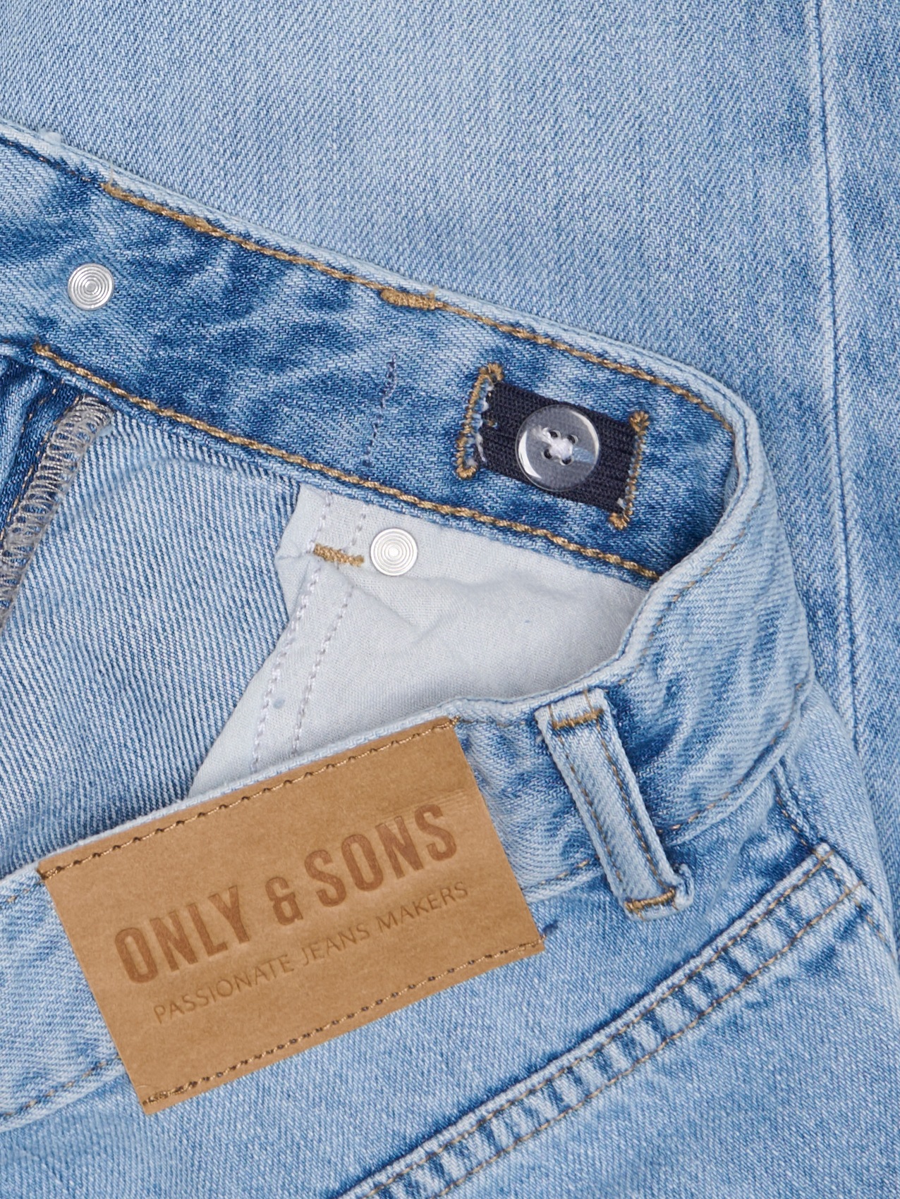 ONLY & SONS junior Straight-Jeans »OSJEDGE STRAIGHT LB 2785 TAI DNM NOOS« Baumwolle, regular fit