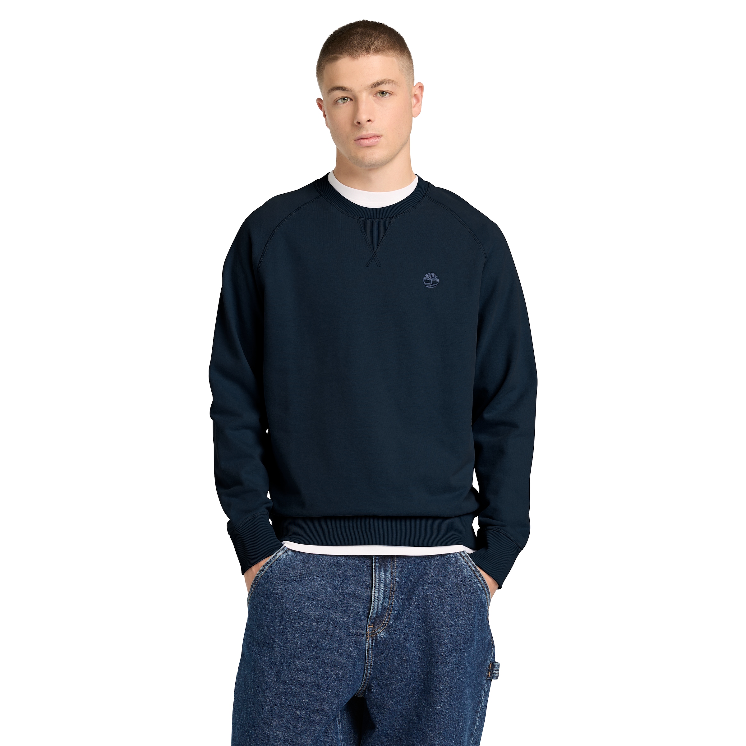 Image of Timberland Sweatshirt "EXETER RIVER Loopback Crew Neck Swe", sportlicher Stil, bequemer Schnitt