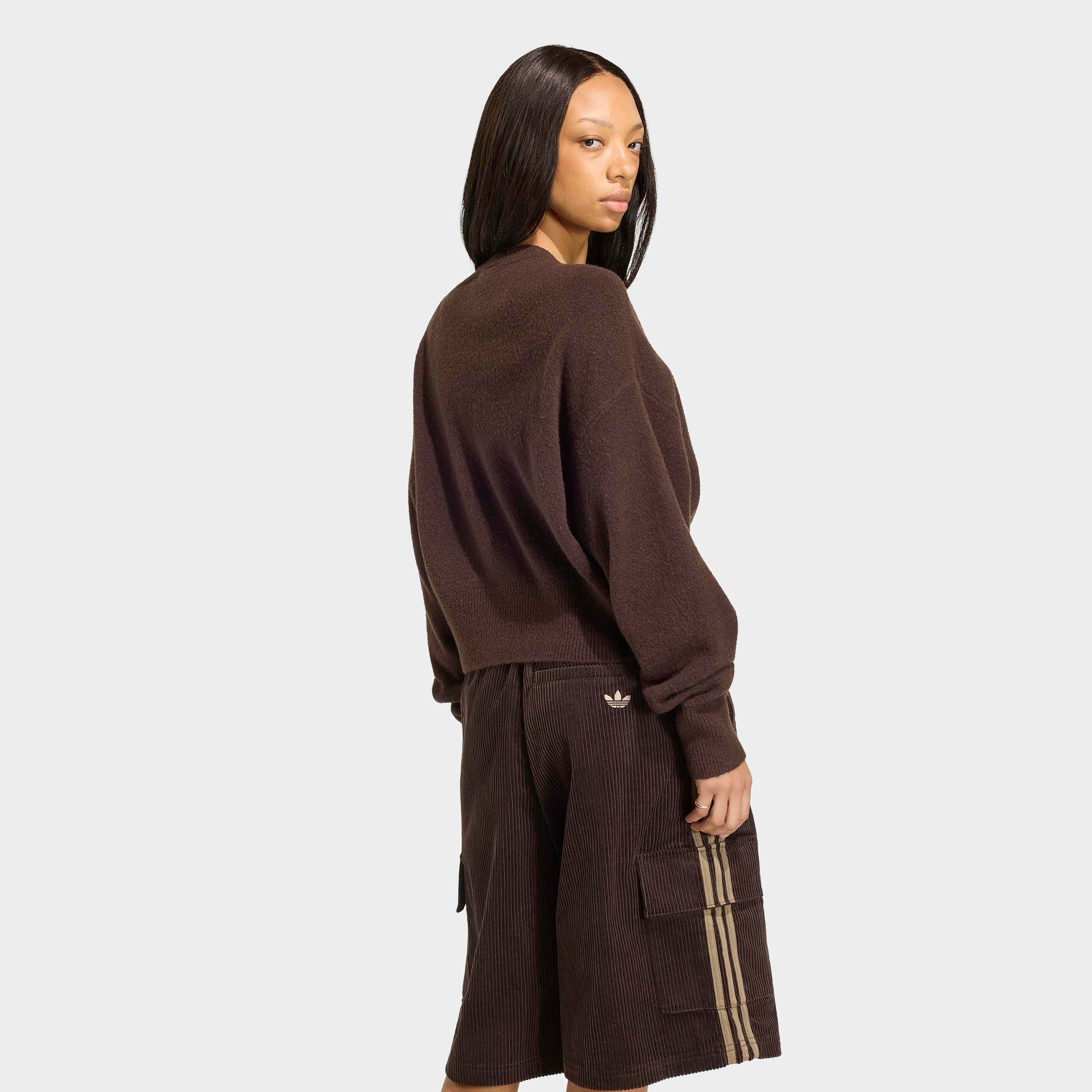 adidas Originals Poloshirt »ESSENTIALS« Strickjacke mit Knopfverschluss