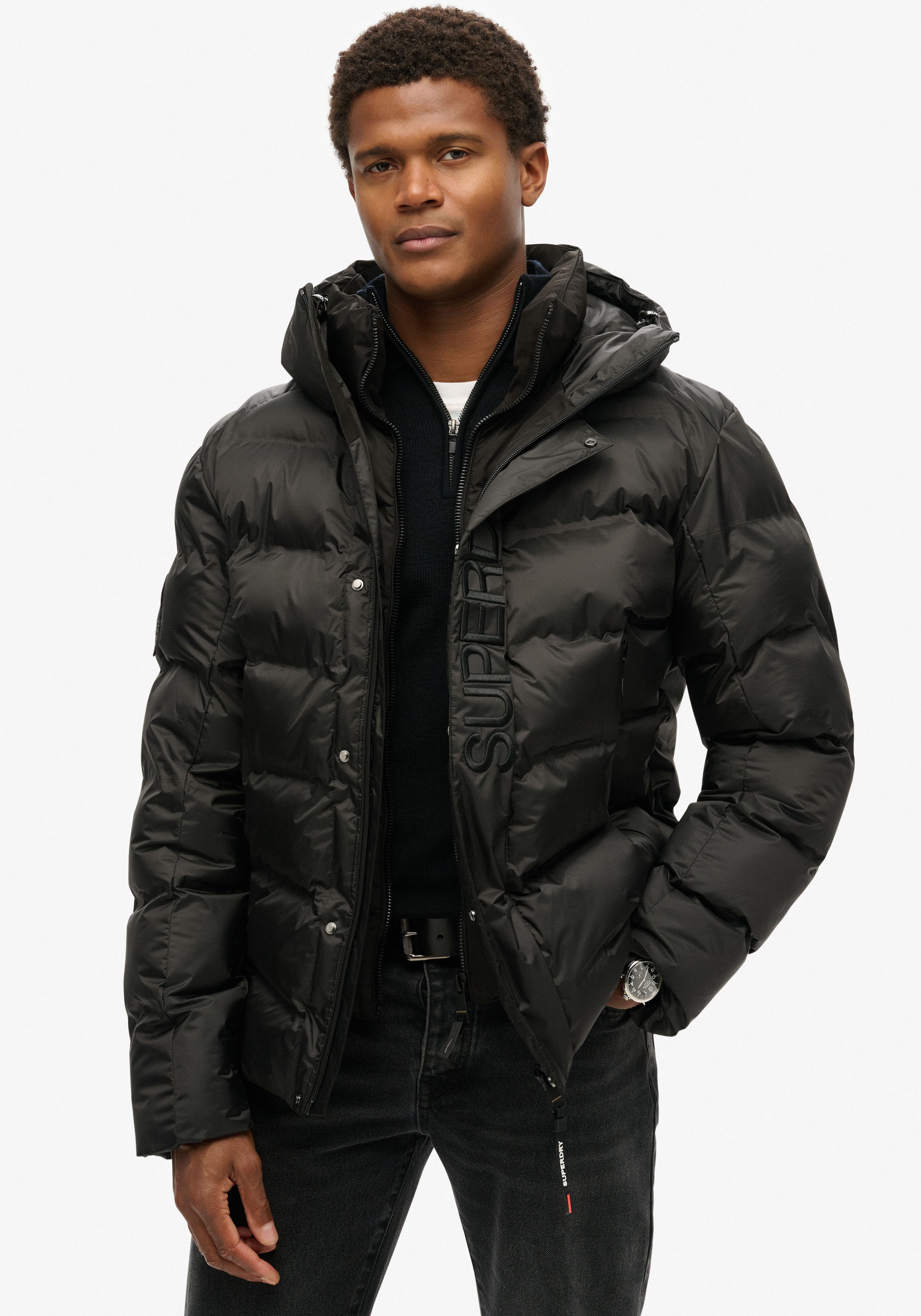 Image of Superdry Steppjacke "Hooded City Graphic Puffer Jkt"