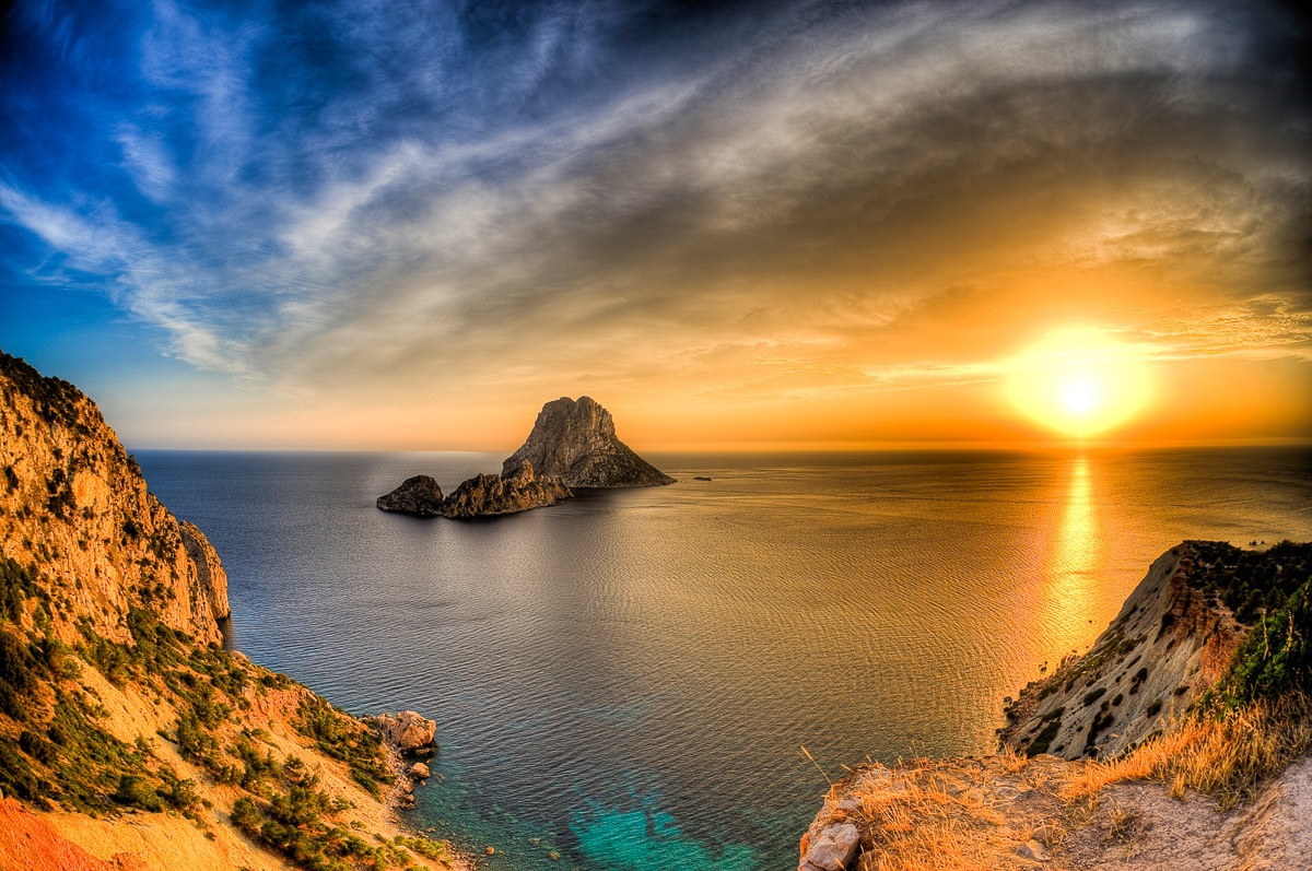 Image of Papermoon Fototapete "Insel Es Vedrá Ibiza"
