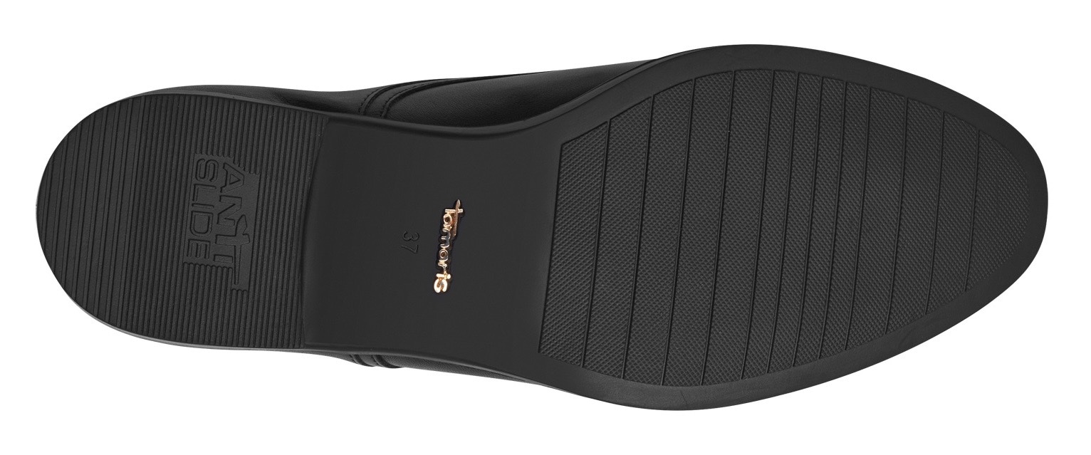 Tamaris Schnürschuh  , Blockabsatz, Halbschuh, Businessschuh mit Ziernähten