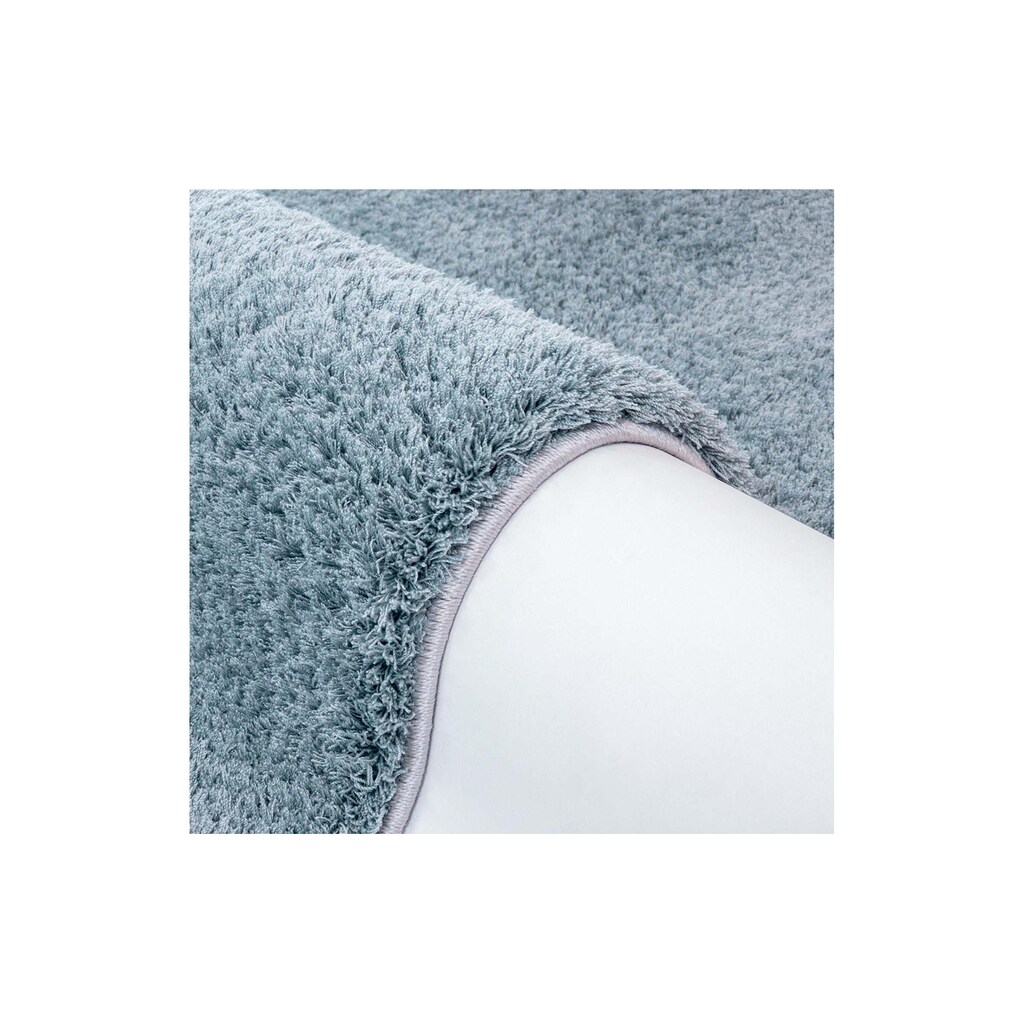 Teppich »MyCarpet Softshine aqua«, quadratisch