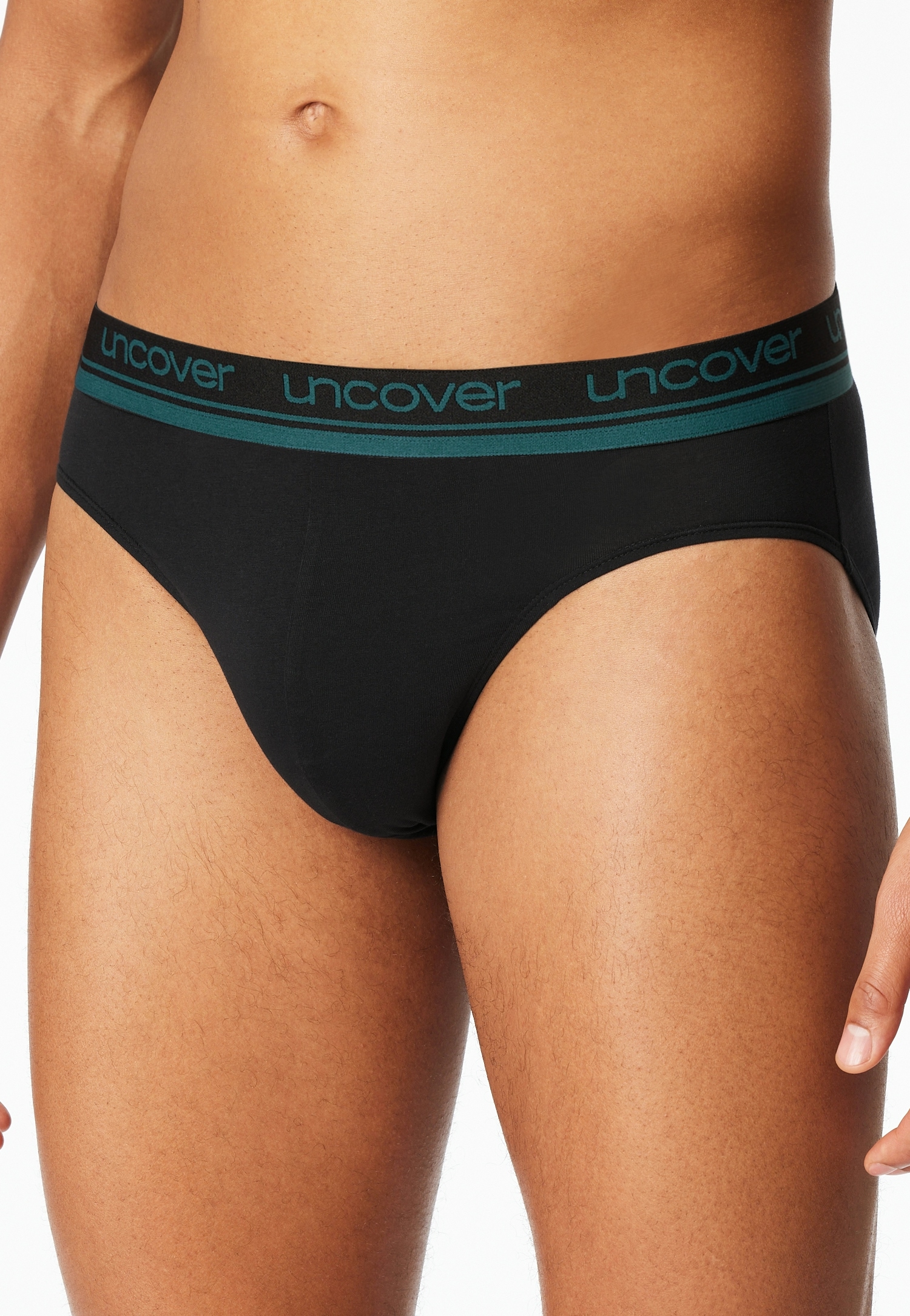 uncover by SCHIESSER Slip rio »Uncover Cotton« 3er Pack,  ohne Eingriff, elastisch, Single Jersey-Qualität, Logo-Bund