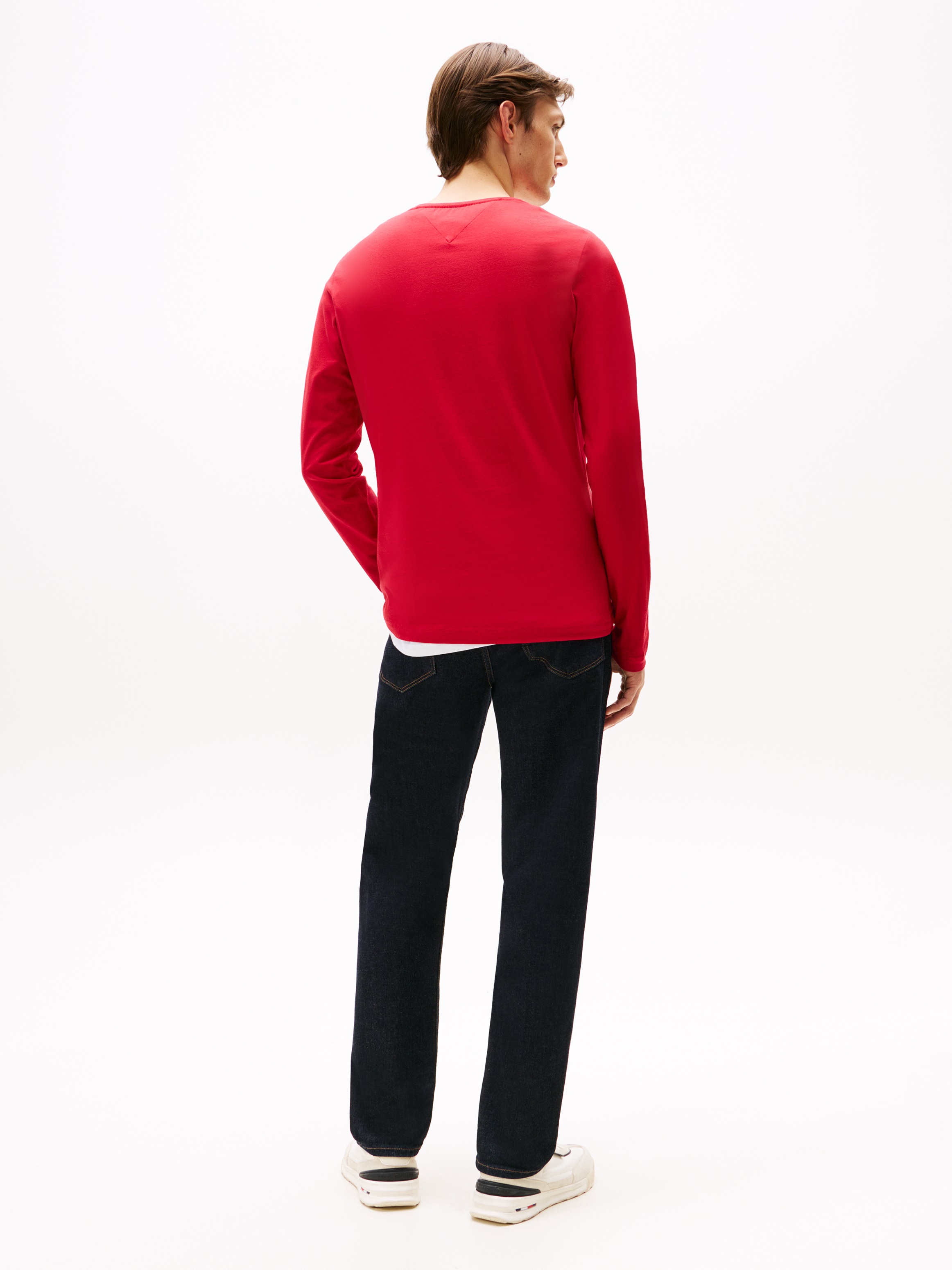 Tommy Hilfiger Langarmshirt »STRETCH SLIM FIT LONG SLEEVE«, aus Baumwollstretch