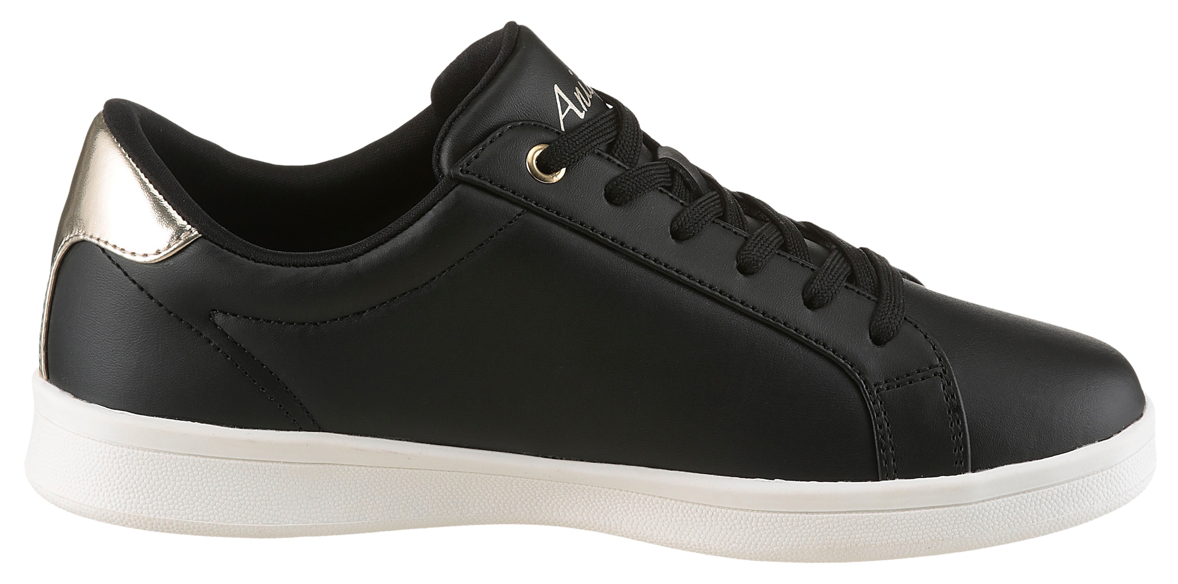 Aniston SHOES Sneakers  Schnürschuh, Freizeitschuh mit Metallic-Akzent - NEUE KOLLEKTION