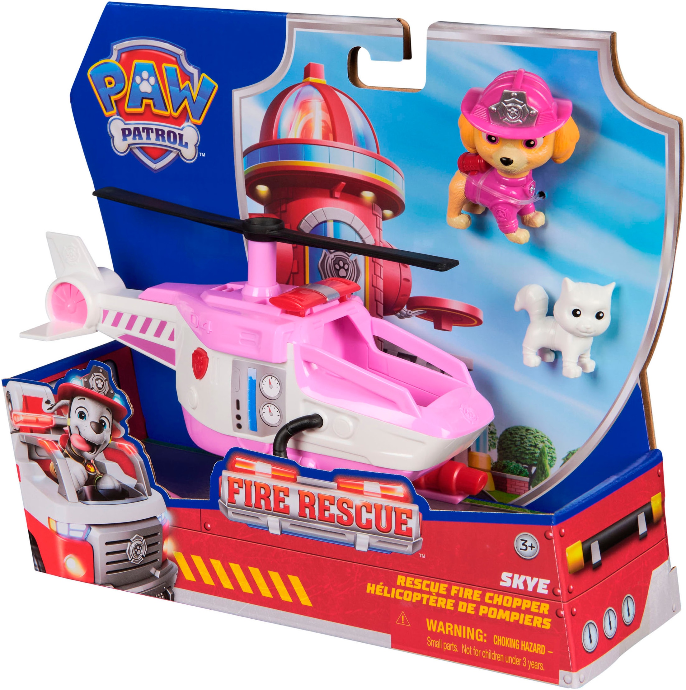 Spin Master Spielzeug-Hubschrauber »PAW Patrol Fire Rescue - Skyes Rettungshubschrauber«