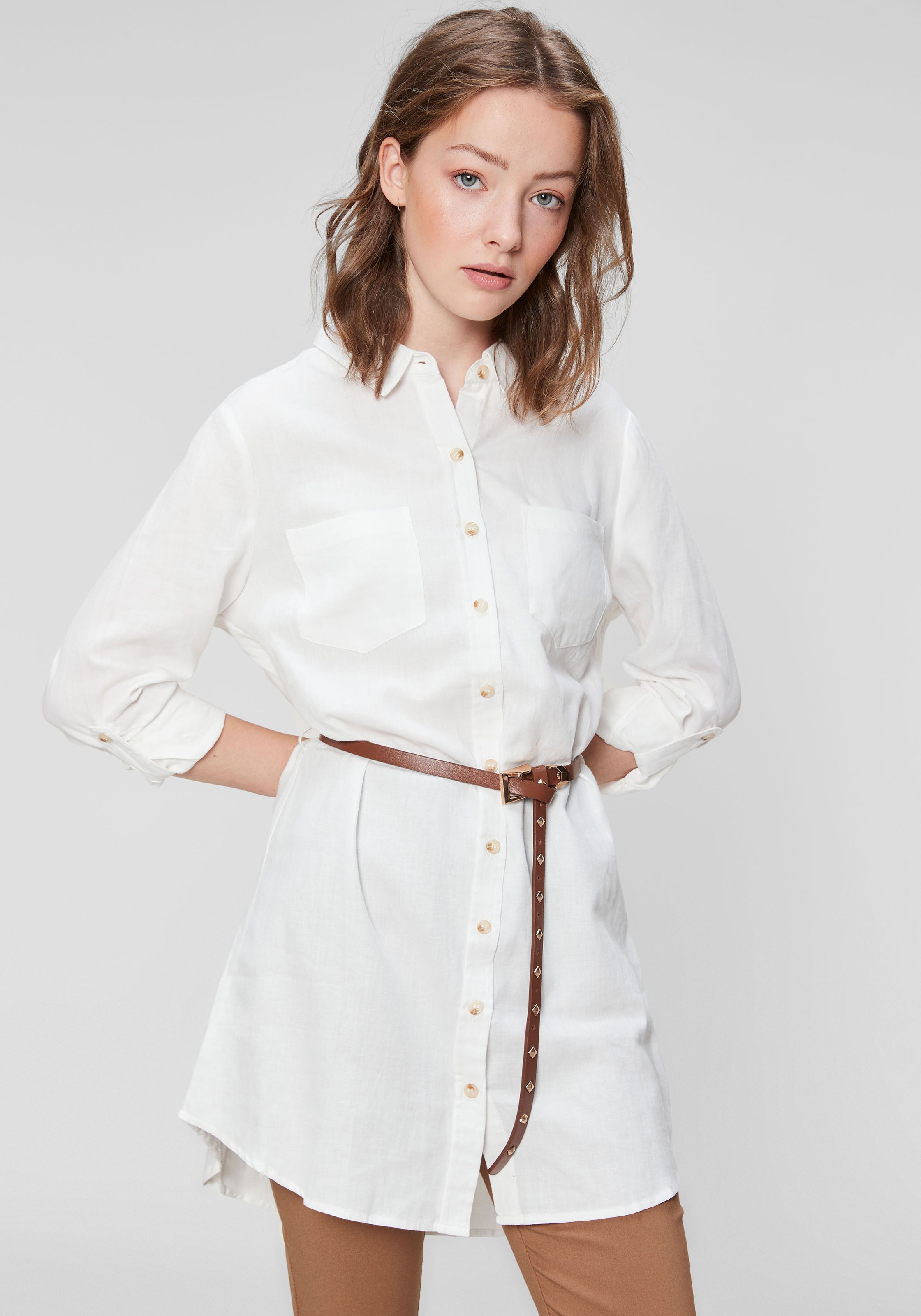 Image of HaILY’S Longbluse »LARISSA«, inklusive Gürtel bei Ackermann Versand Schweiz