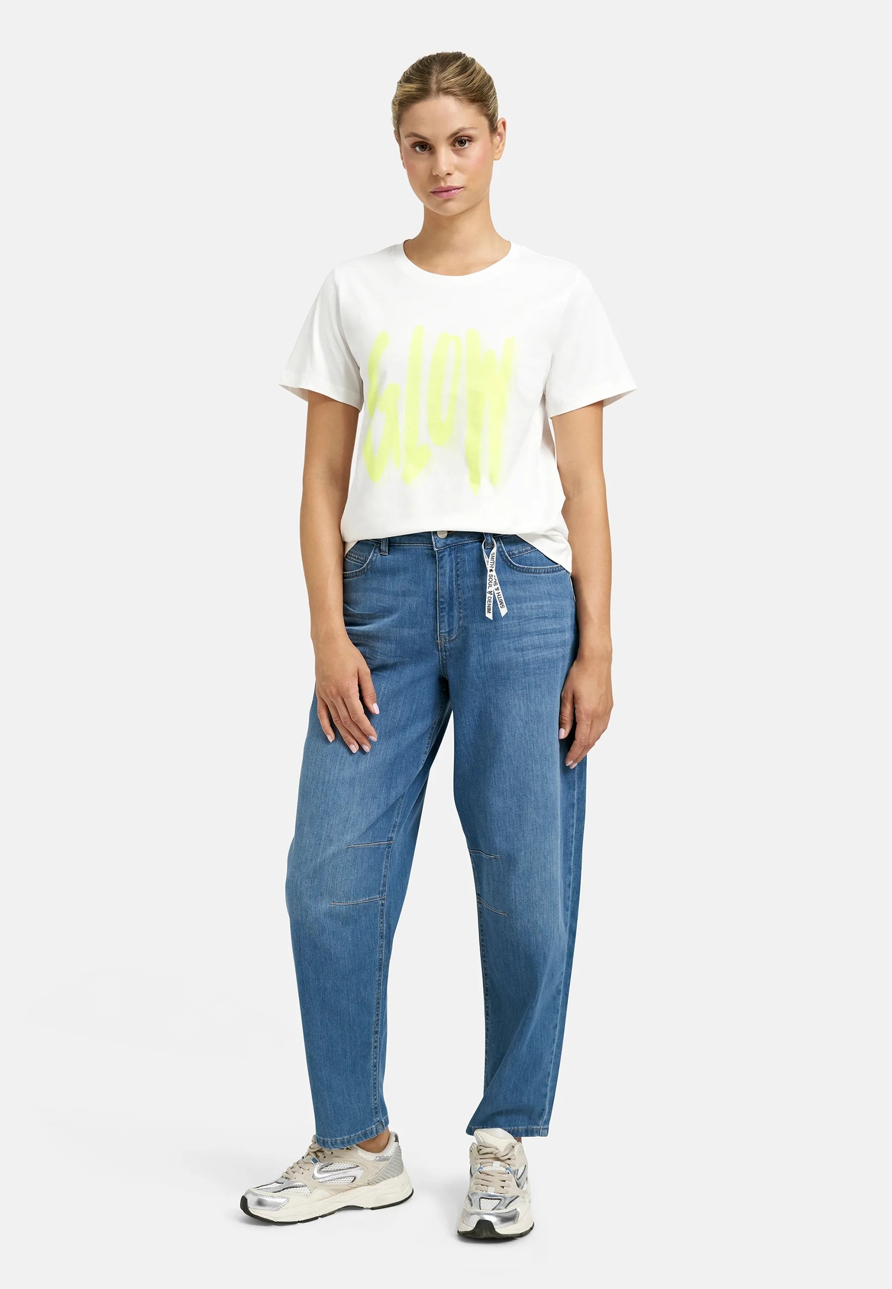 Smith & Soul T-shirt mit Neon-Print