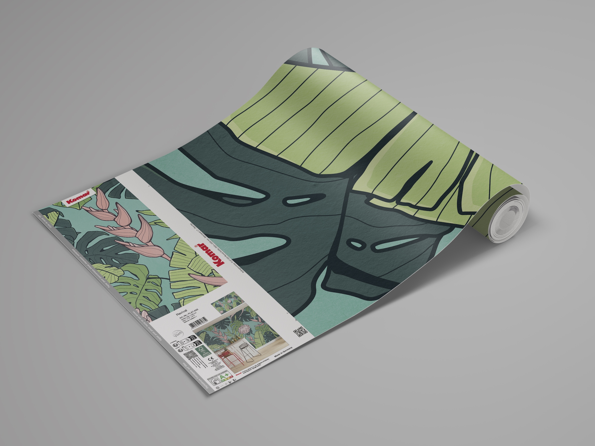 Komar Fototapete »Komar Vlies Fototapete - Revival - Grösse 350 x 250 cm« bedruckt glatt