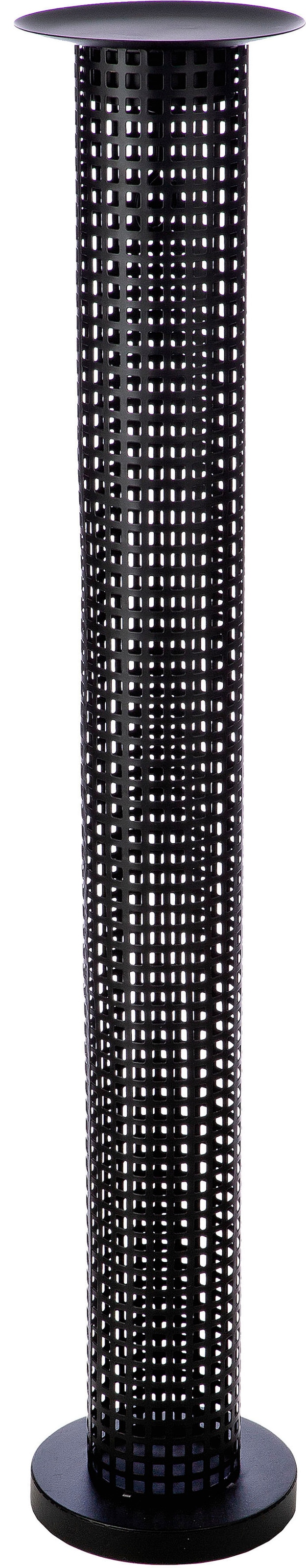 Image of Casablanca by Gilde Standkerzenhalter "Stumpenkerzenhalter Retino, Ø ca. 14,5 cm" mit abnehmbarem Teller und Haken für z.B. Lichterkette