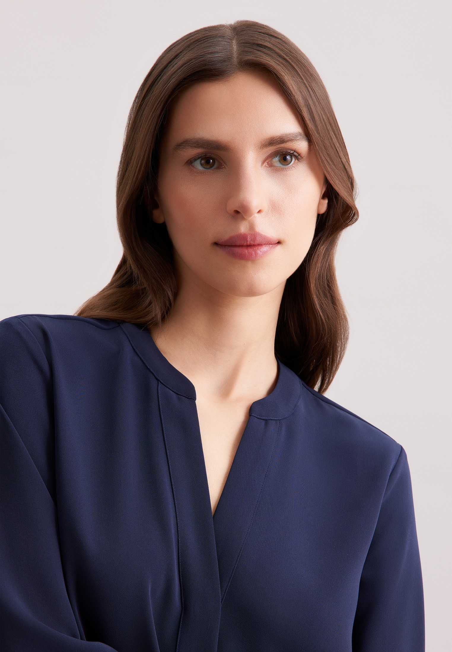 seidensticker Klassische Bluse »Schwarze Rose« Tunika Uni