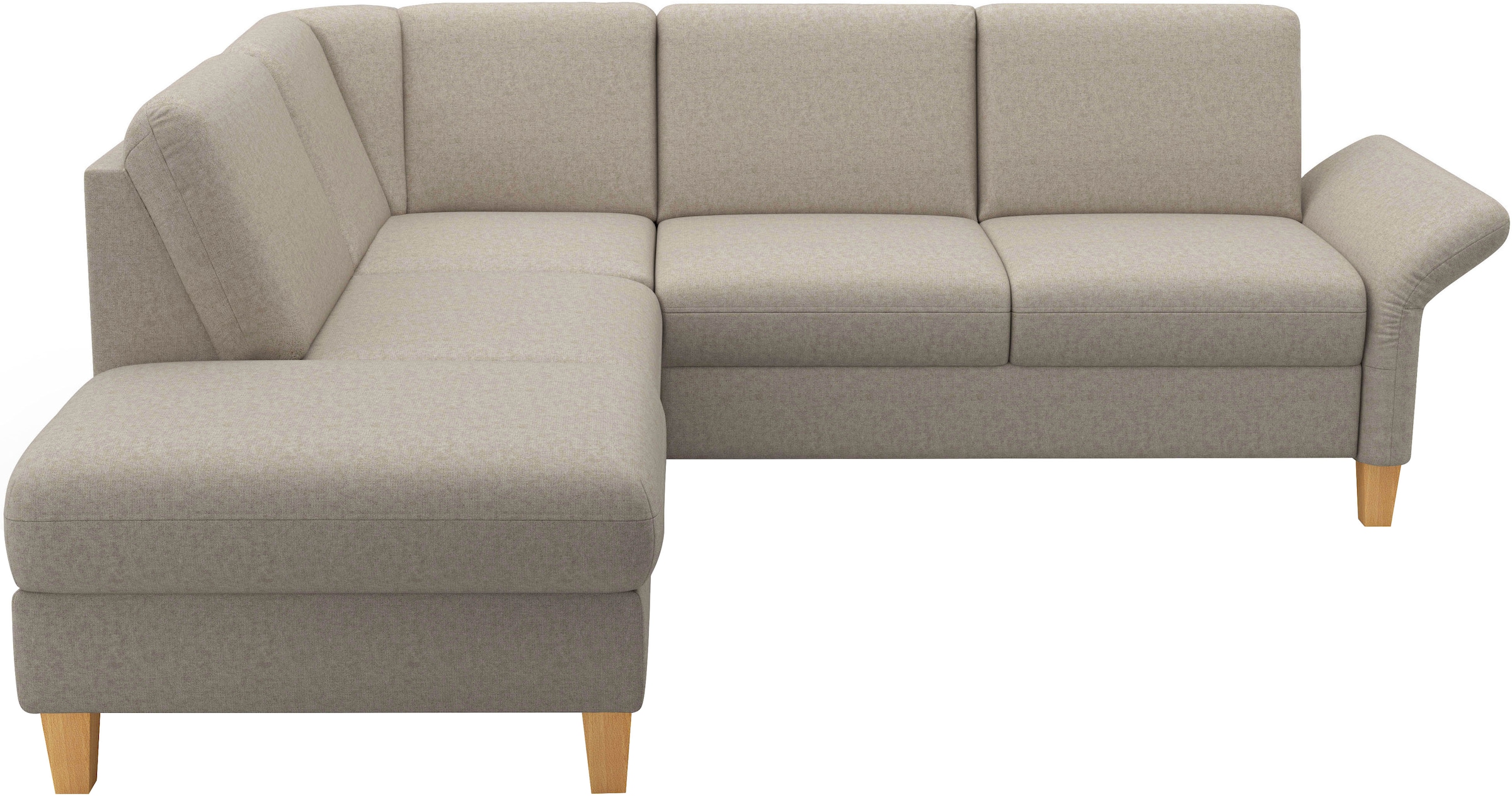 Home affaire Ecksofa »Rochelle, L-Form«, wahlweise mit Armteilverstellung, Bettfunktion und Bettkasten
