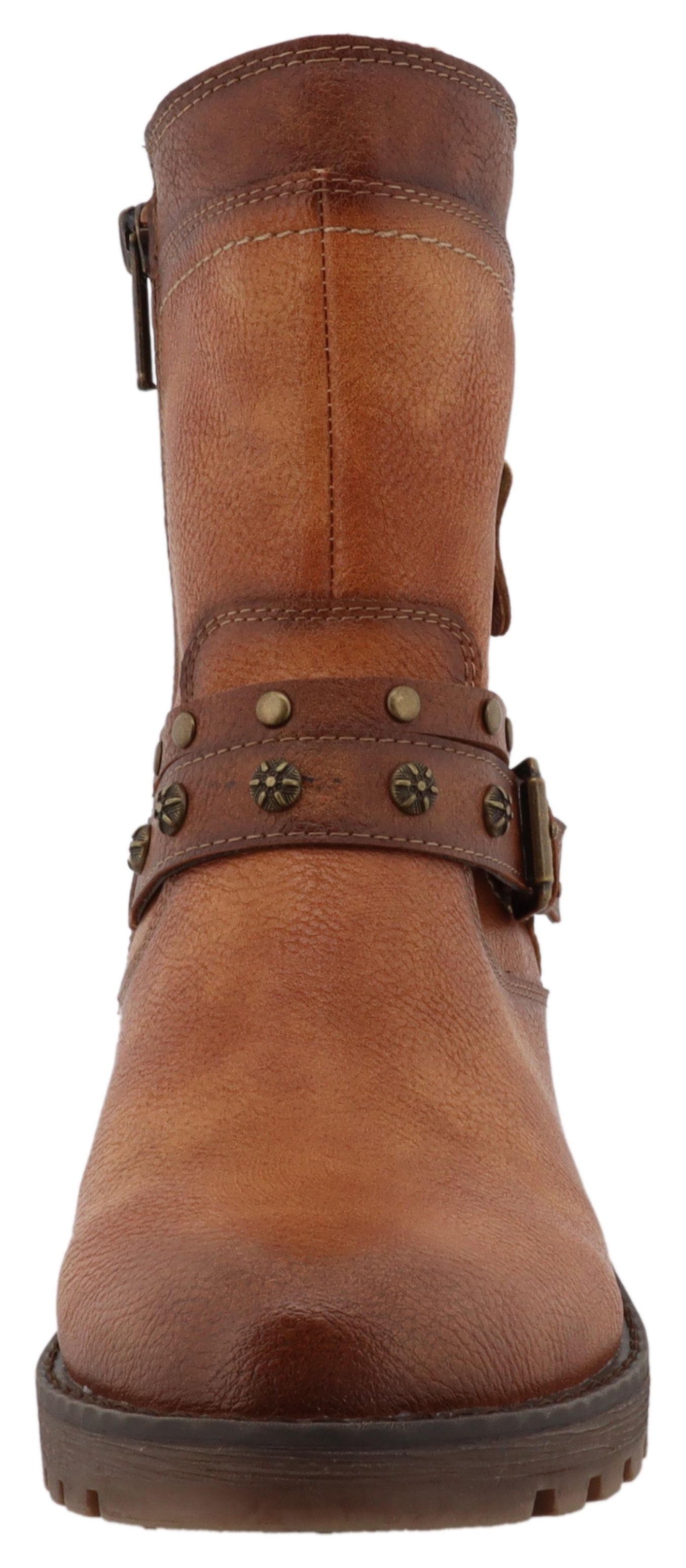 Mustang Shoes Bottes d'hiver »Haukea«  bottes biker avec talon bloc et membrane TEX