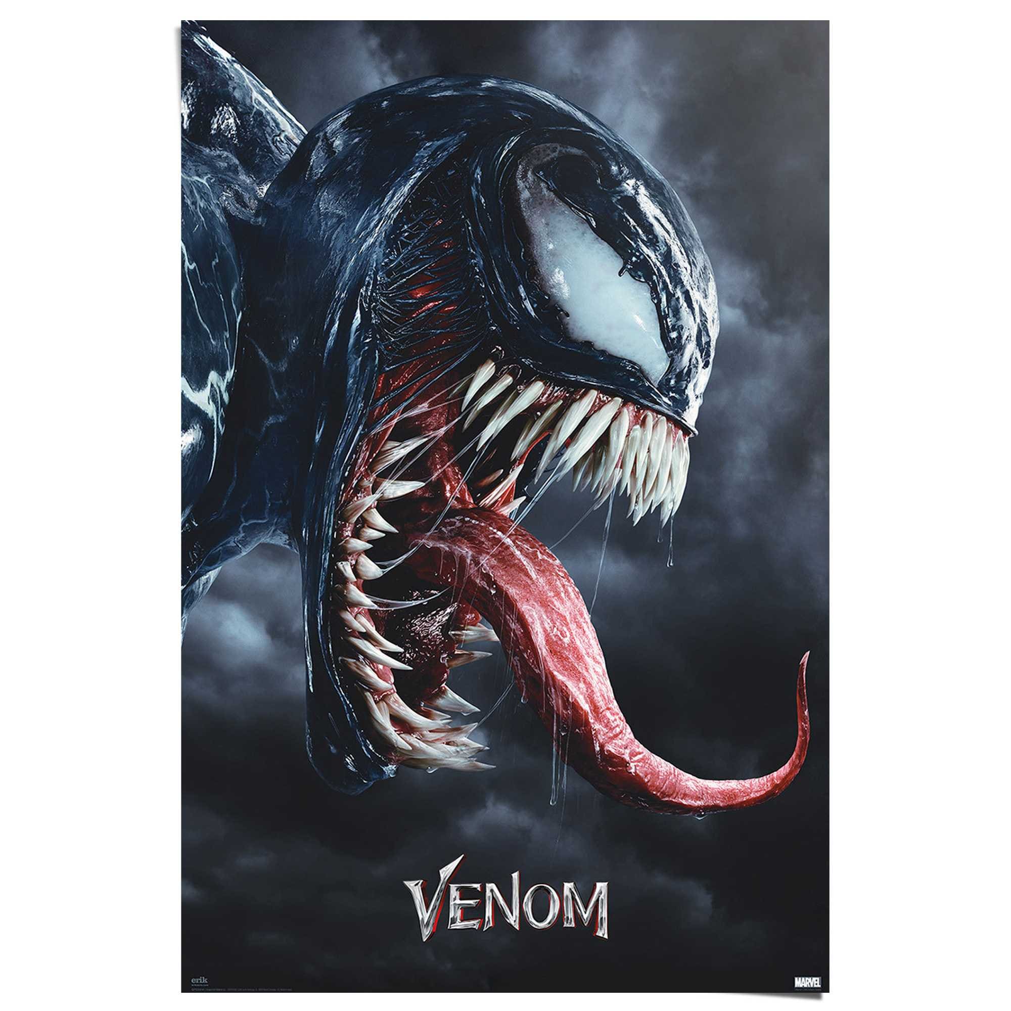 Image of Reinders Poster "Marvel - Venom legacy" Teenager Zimmer - Schwarz - 150 gr. Papier - 61x91,5 cm