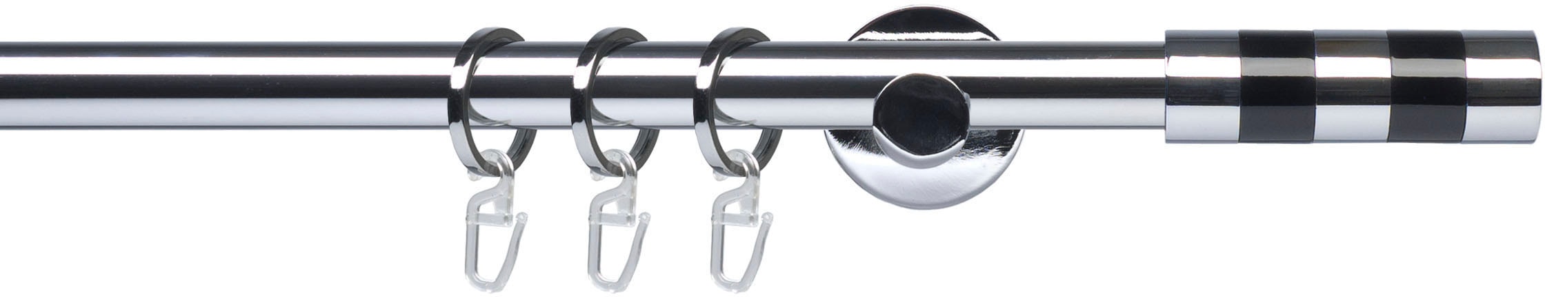 Image of Liedeco Gardinenstange "Fertigstilgarnitur 20 mm Piano Murcia" Ø 20 mm 1 läufig-läufig Fixmass Gardinenstange Komplett