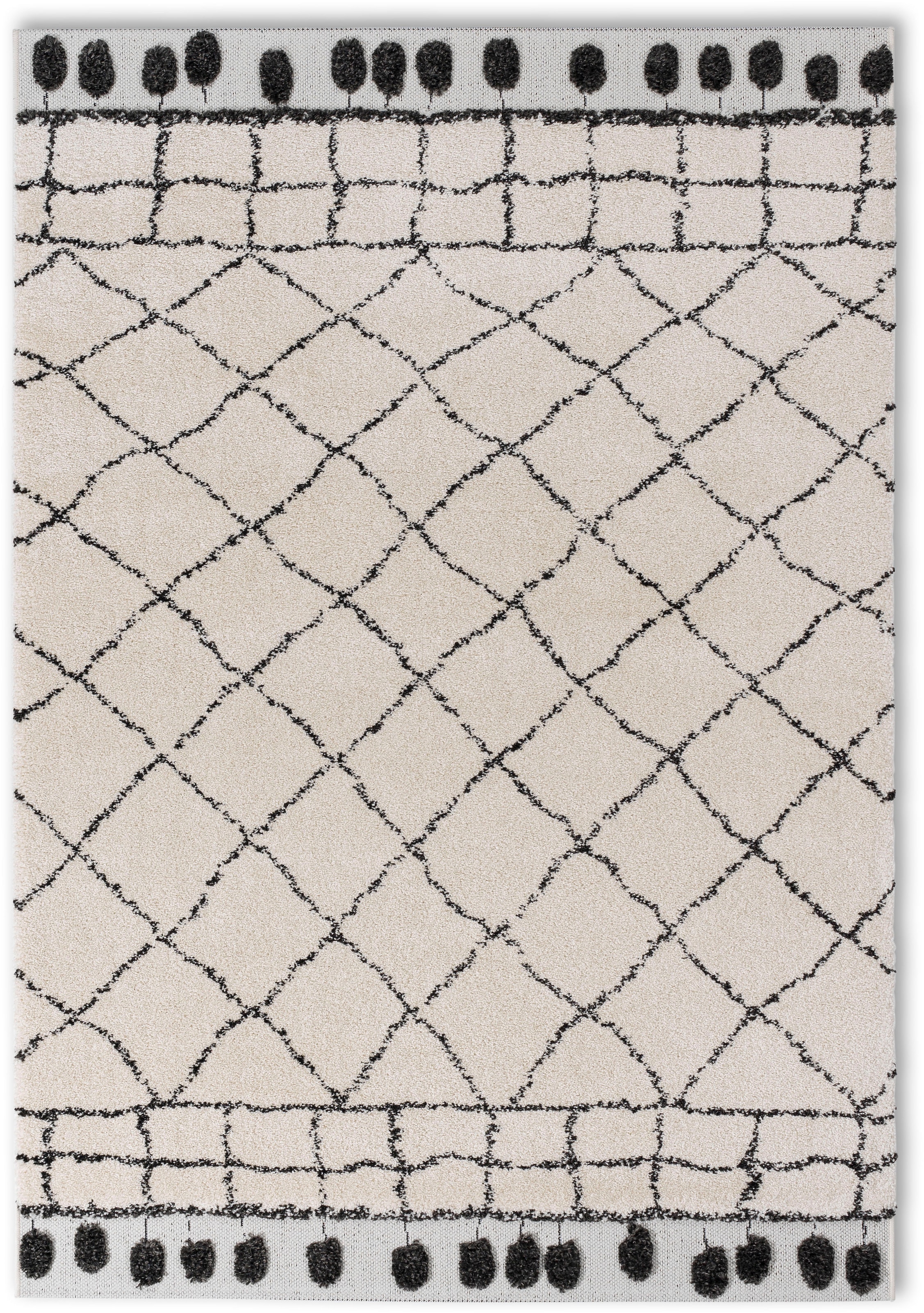 SCHÖNER WOHNEN-Kollektion Hochflor-Teppich »Winsome 6318-241«, rechteckig, 25 mm Höhe, Langflor, Hoch Tief Struktur, Wohnzimmer, Schöner Wohnen Kollektion