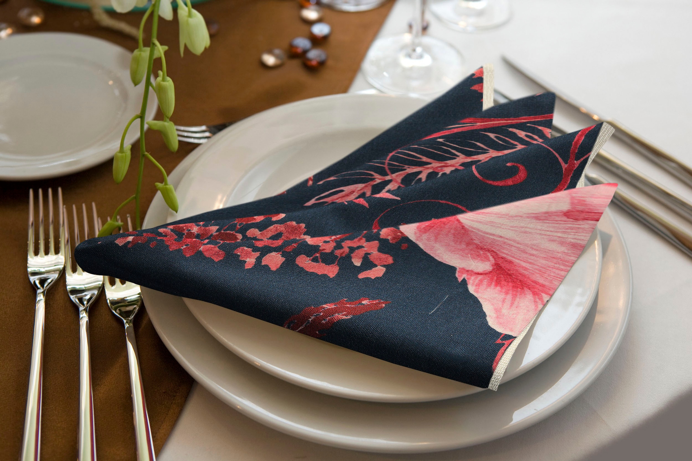 Image of Adam Stoffserviette "Eden" GOTS organic,zertifiziert durch CERES 0242Made in Germany