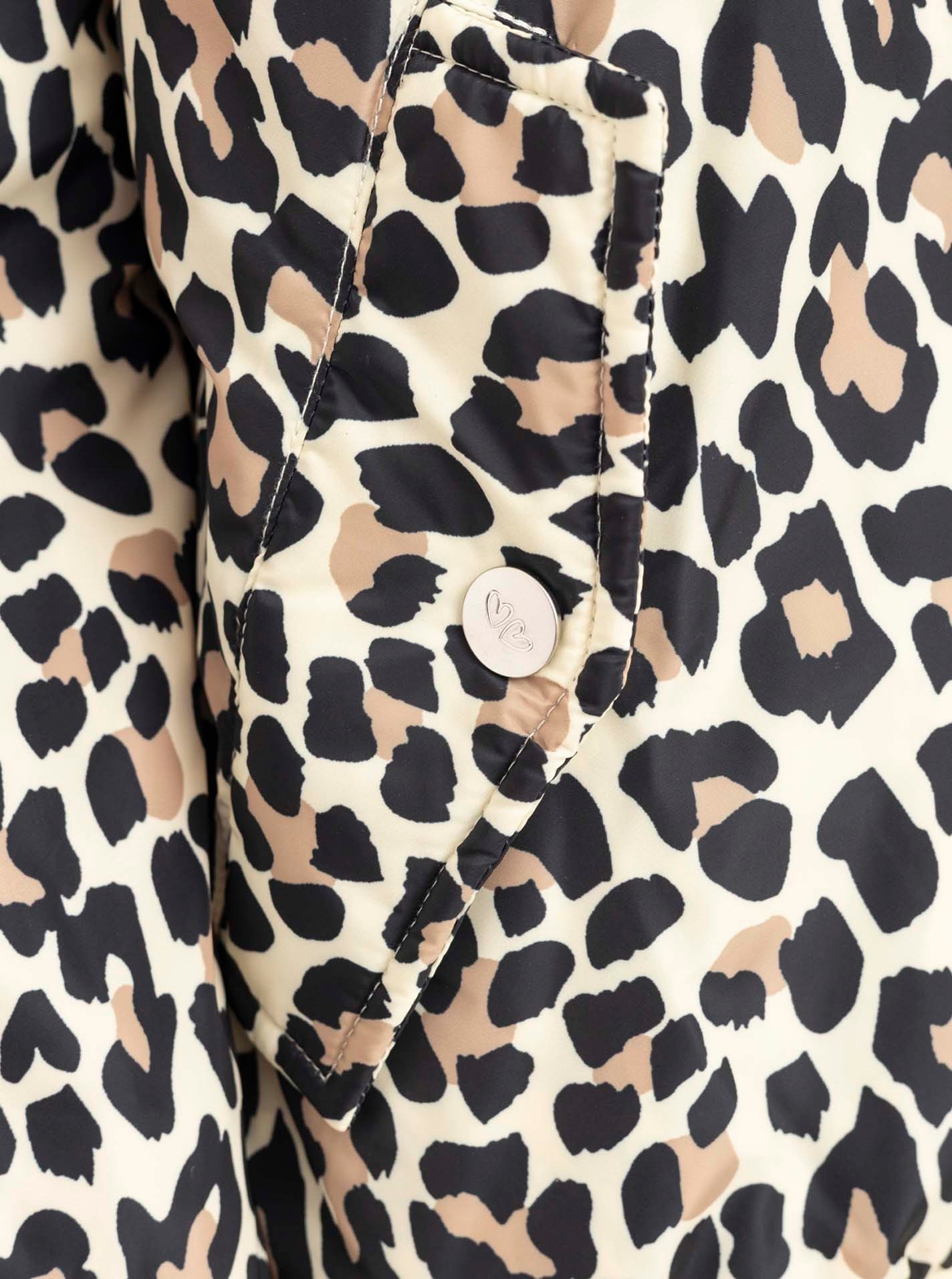 Zwillingsherz Veste bomber »"Wild Heart"« ohne Kapuze Leomuster, verdeckter Reissverschluss