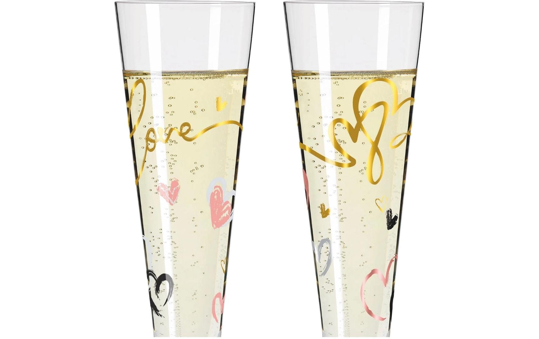 Ritzenhoff Champagnerglas »Goldfarbennacht F23 205 ml, 2 Stück«