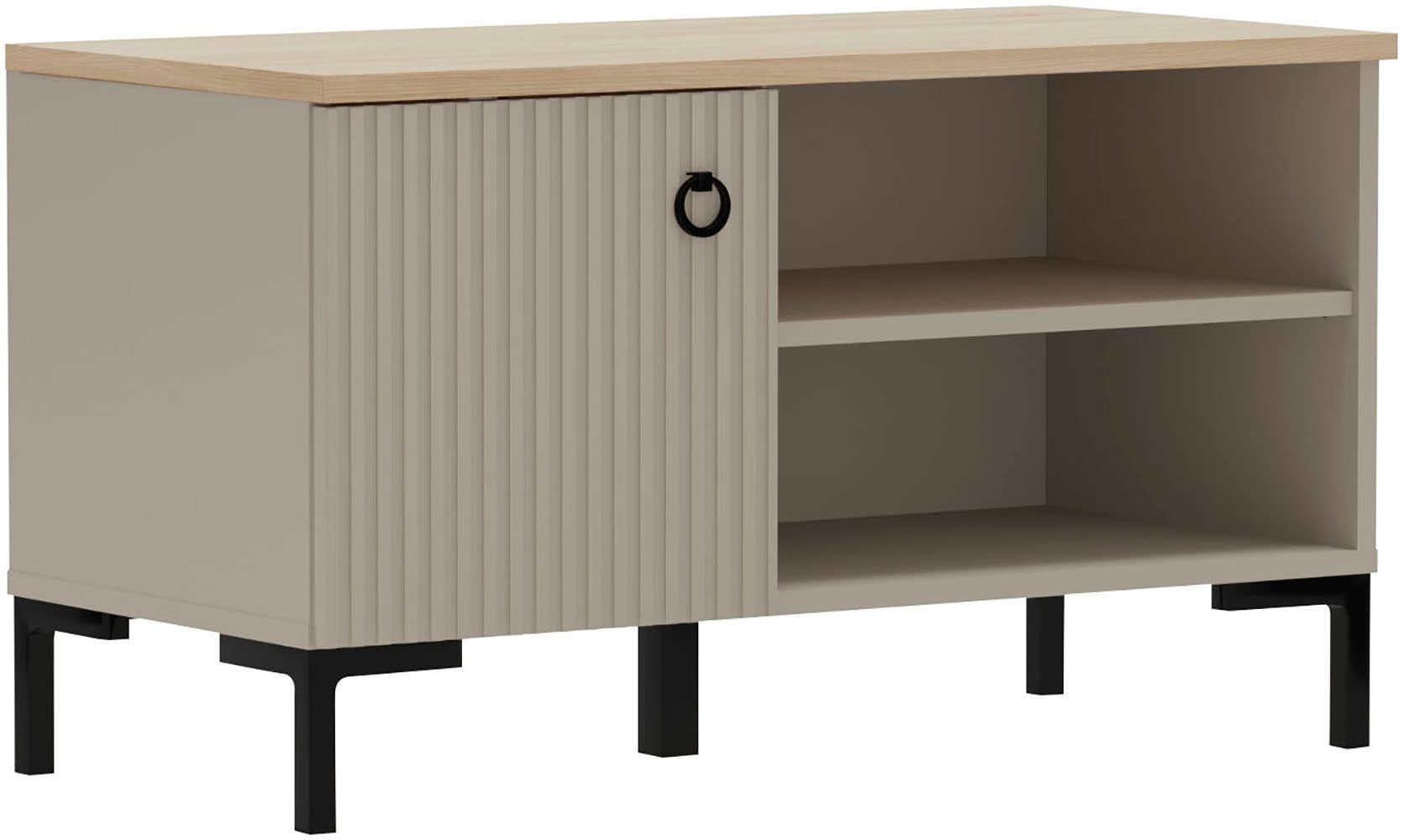 Image of Home affaire Sitzbank "Luminara" 1 Stk. tlg. Schuhbank mit Platz für bis zu 3 Schuhpaare - (B/T/H) 85/41/49 cm