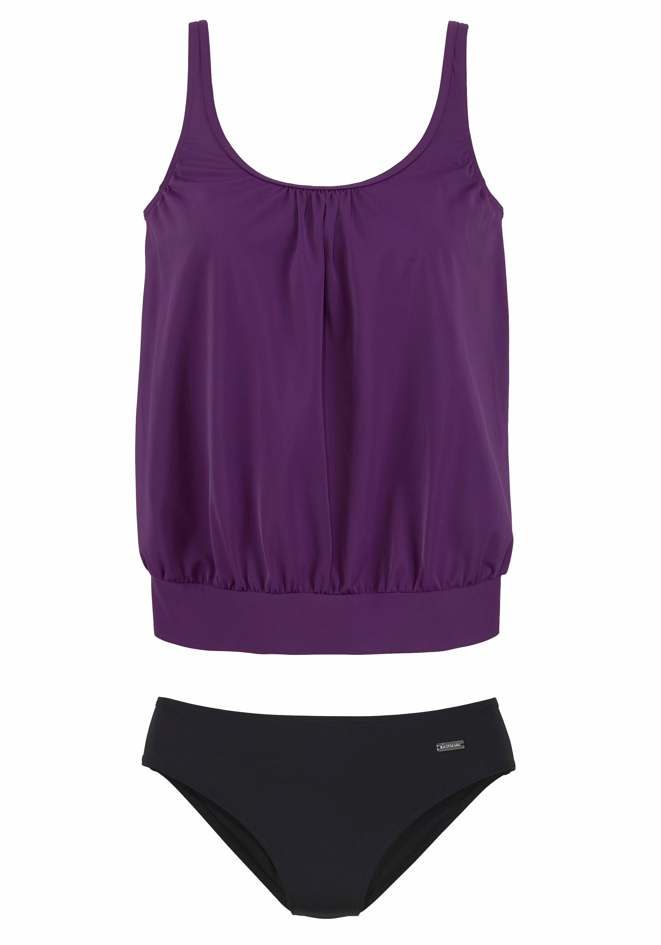 LASCANA Oversize-Tankini, mit Raffung