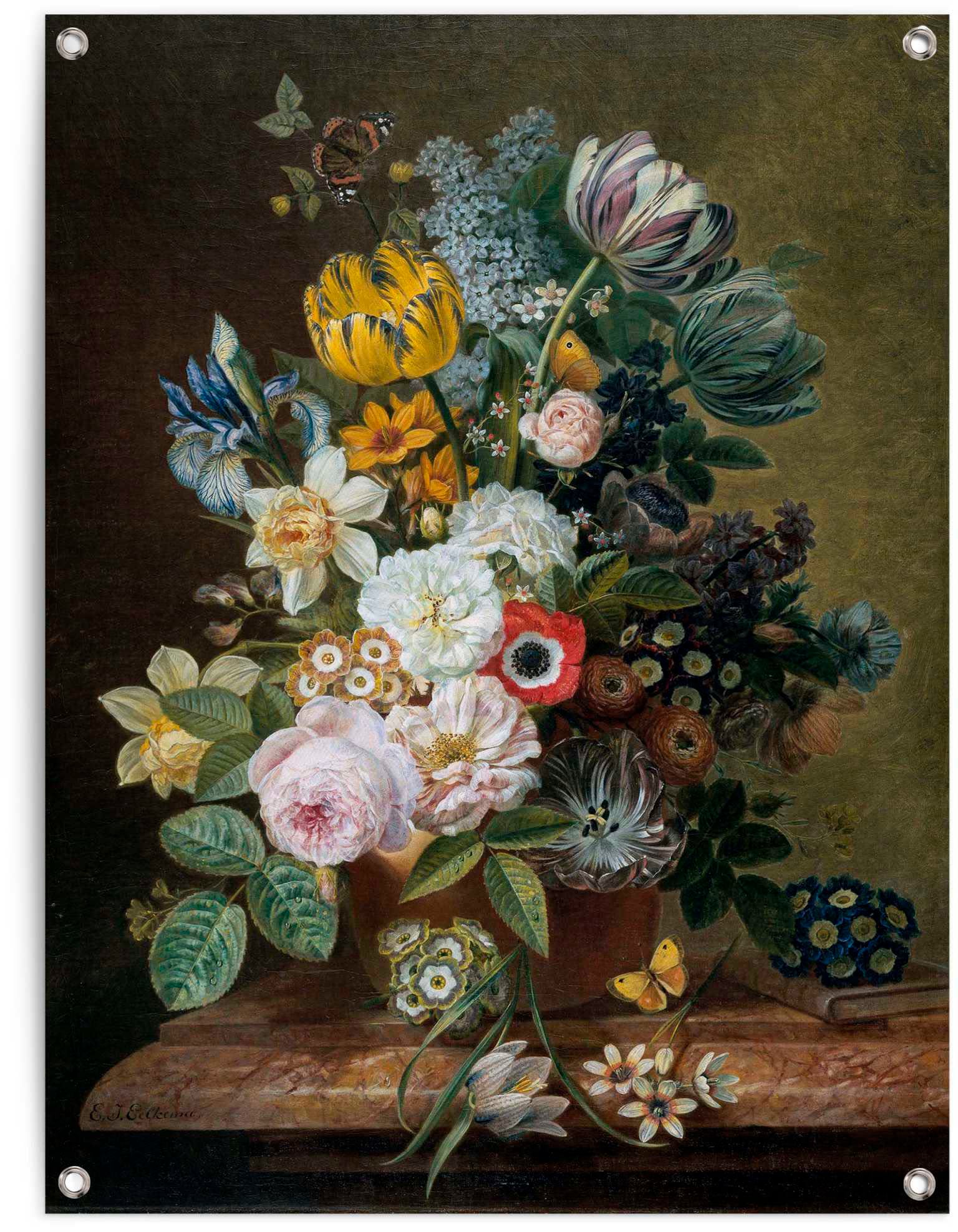 Image of Reinders Poster "Stillleben mit Blumen"