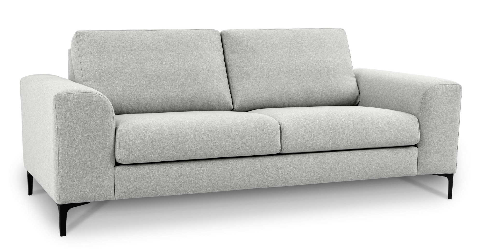 GOODproduct 2,5-Sitzer »Henry, Kompaktsofa, Breite 214 cm« mit Metallbeinen, Wellenunterfederung, wasserabweisender Stoff