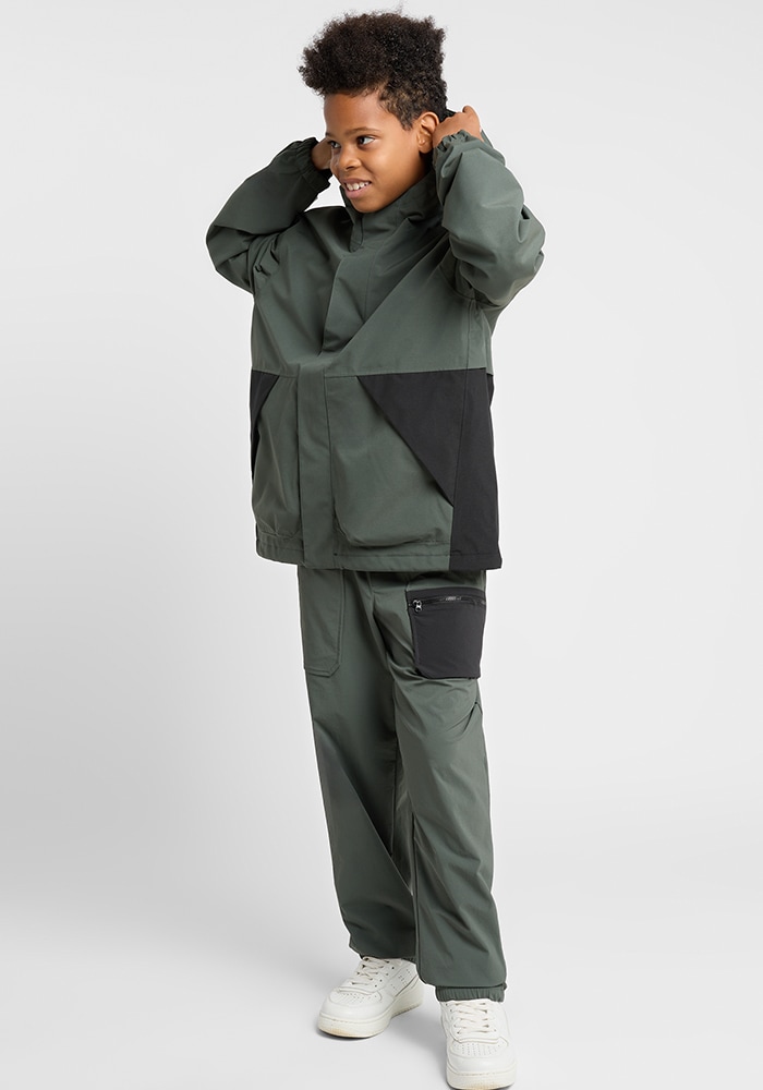 Jack Wolfskin Outdoorjacke »TEEN 2L JACKET Y«, mit Kapuze