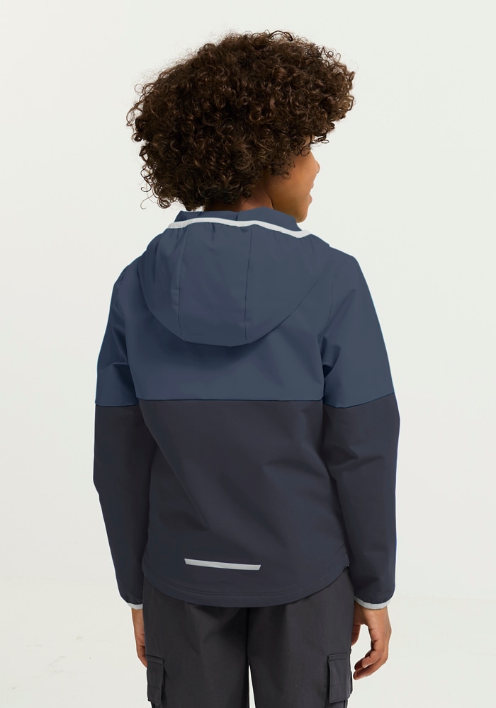 Jack Wolfskin Veste softshell »SANDBIRD HOODED JKT K« mit Kapuze Winddicht, atmungsaktiv, Übergangsjacke