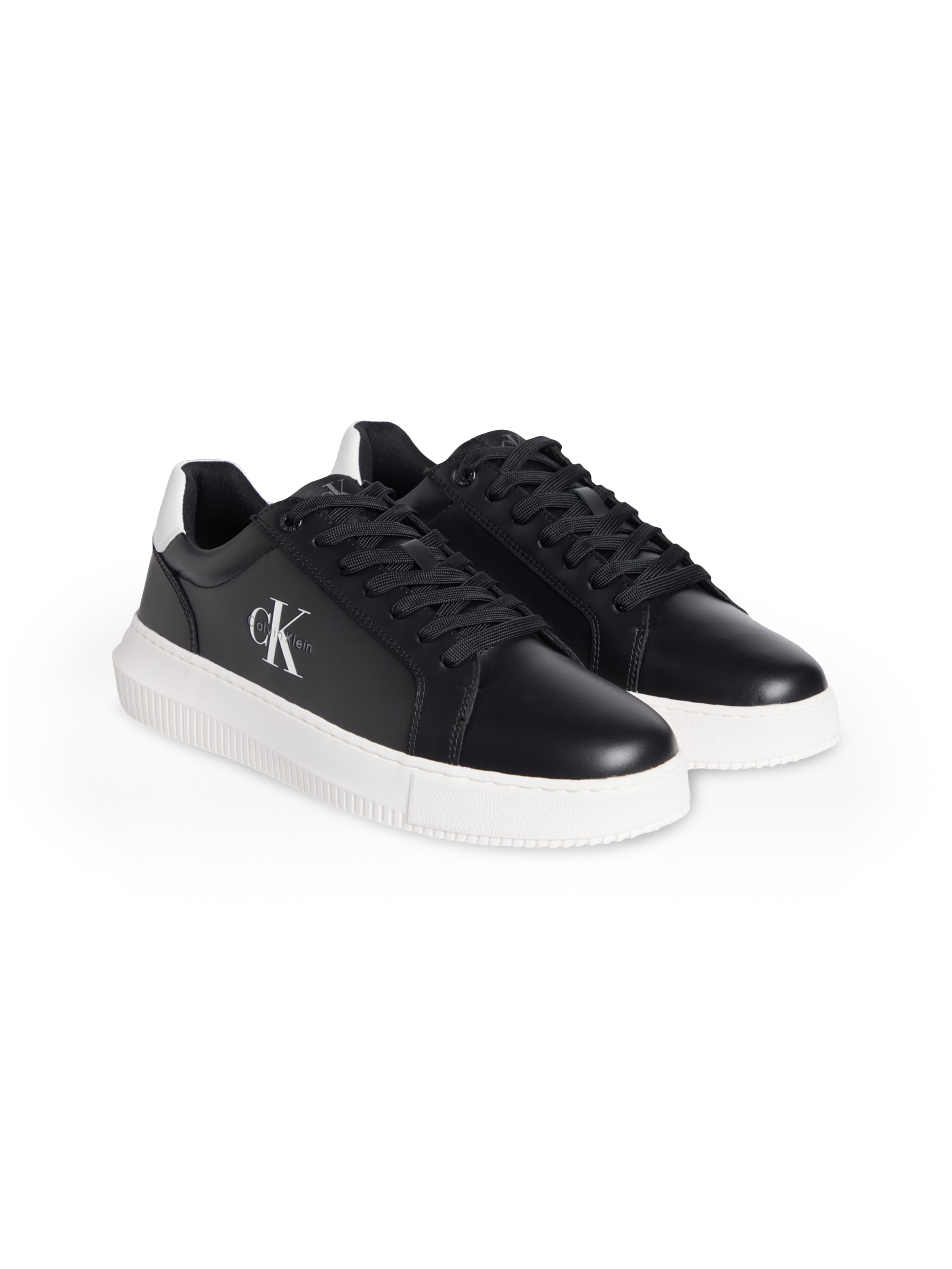 Image of Calvin Klein Jeans Sneaker "CHUNKY CUPSOLE MONO LTH" Schnürschuh, Halbschuh, Freizeitsneaker mit seitlichem Logo