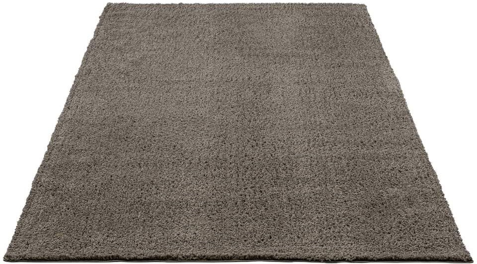 Carpet City Hochflor-Teppich »Plainy«, rechteckig, 30 mm Höhe, Shaggy Polyester Teppich, besonders weich, Uni-Farben