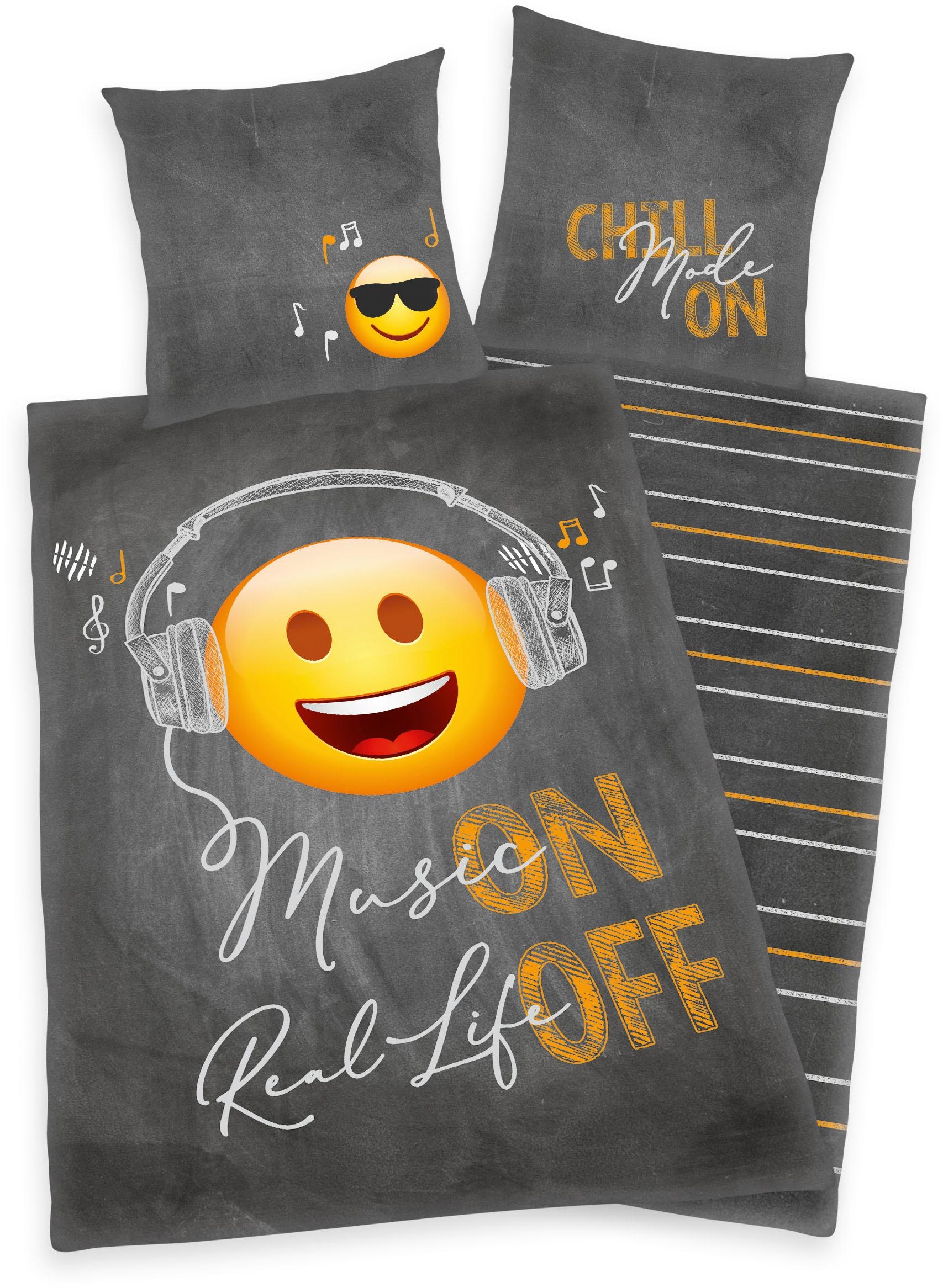 Image of Bettwäsche "Young Collection "Emotx"" mit Smileys