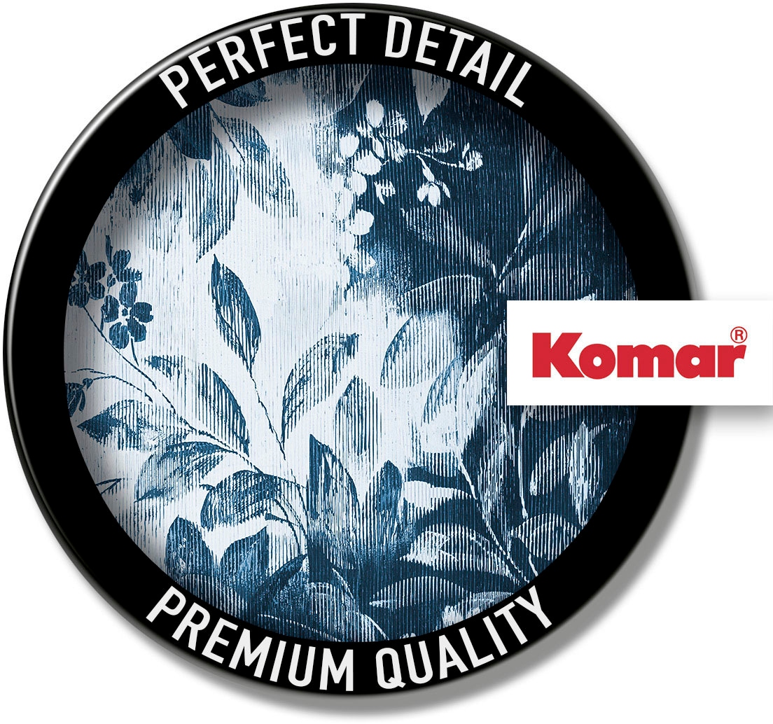 Komar Papier peint intissé »Digitaldruck Vlies -  Idyllic Indigo - Grösse 200 x 250 cm« imprimé Wohnzimmer, Schlafzimmer