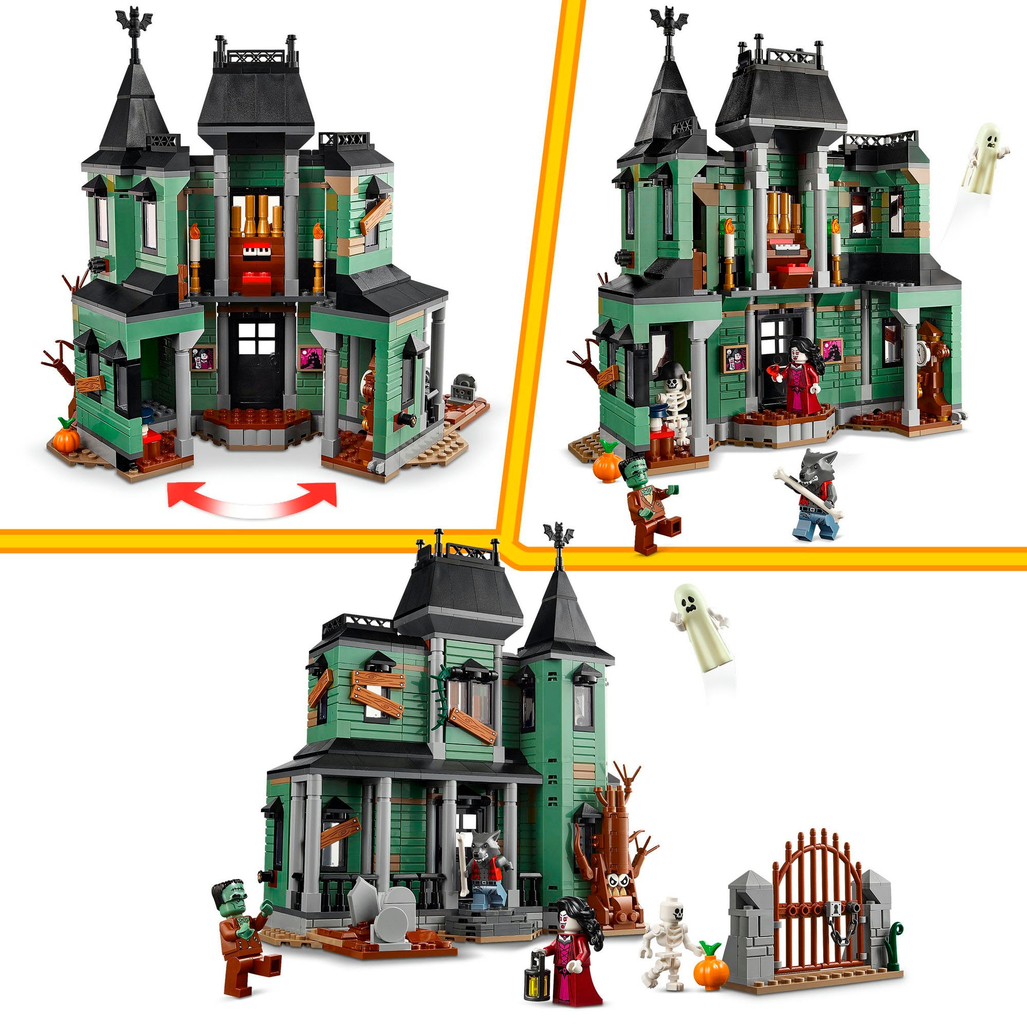 LEGO® Konstruktionsspielsteine »Geisterhaus (31167), LEGO LEGO Creator« Made in Europe