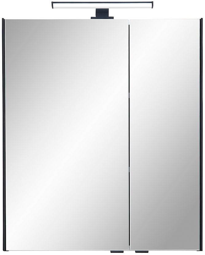 Saphir Ensemble de meubles de salle de bain »Quickset 395 3-teilig, Waschbeckenunterschrank mit LED-Spiegelschrank« 4 cuis tlg.
