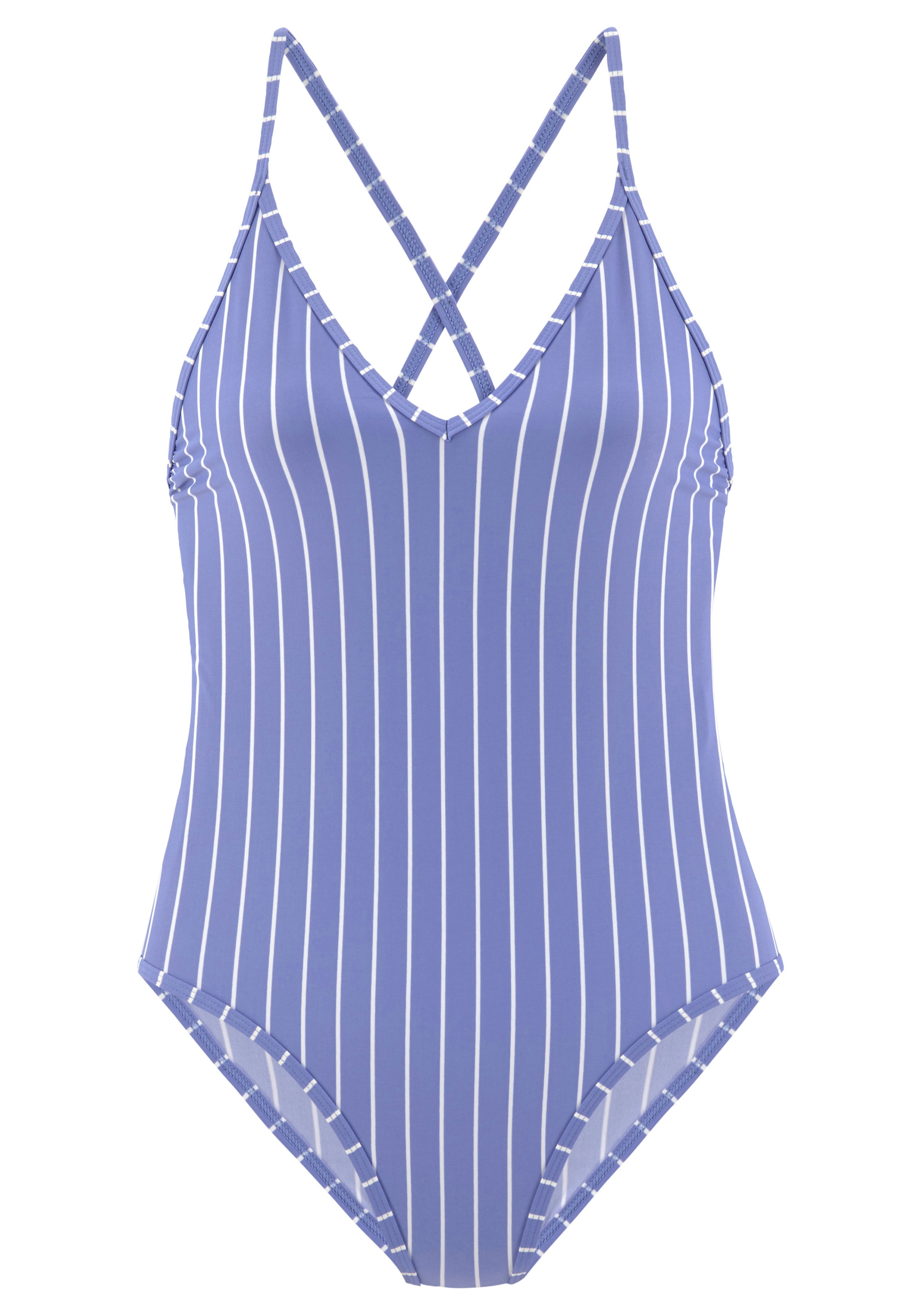 Vivance Badeanzug mit Nadelstreifen