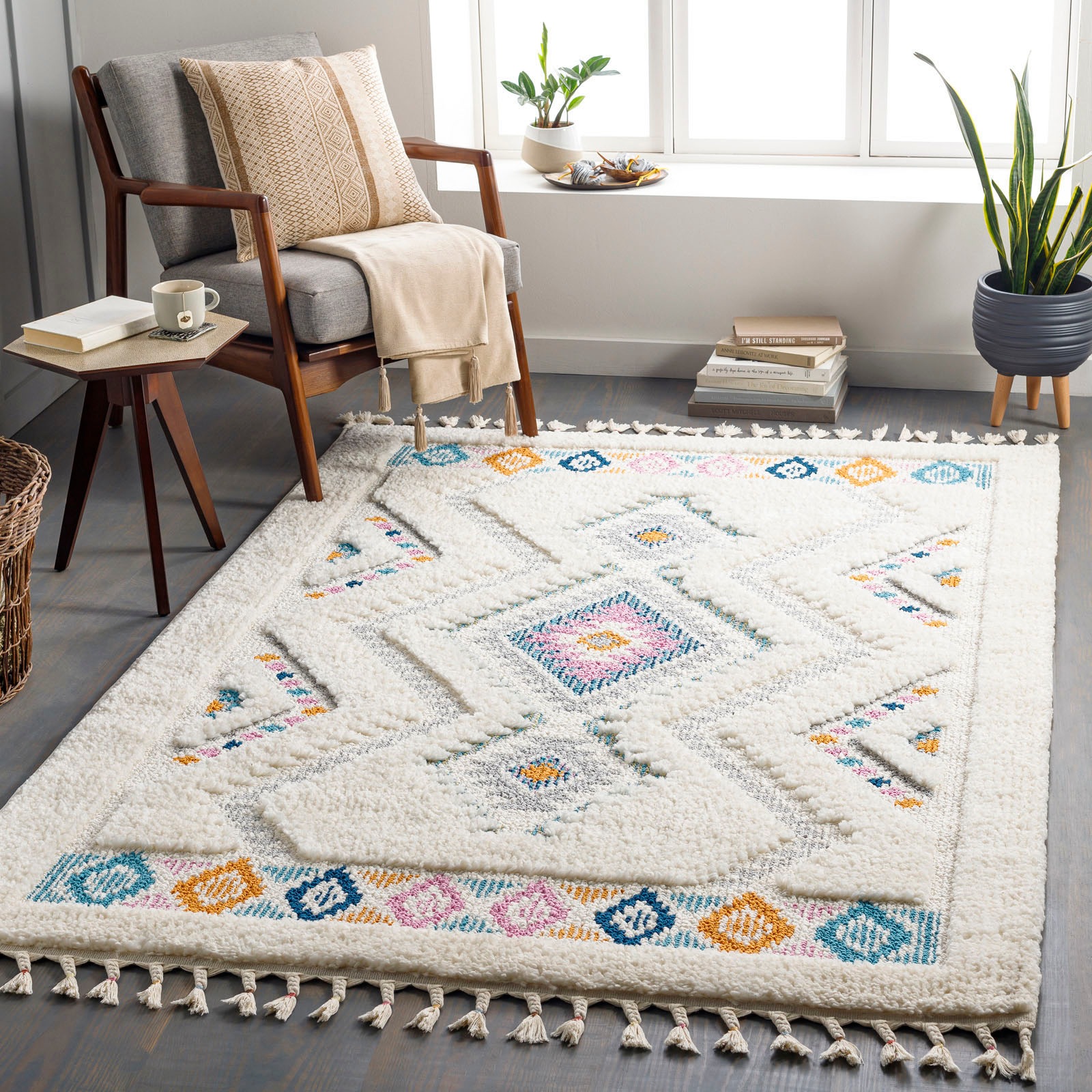Image of Livabliss Teppich "DURANGO" rechteckig 34,8 mm Höhe Moderner Shaggy Teppich mit besonders weichem Hochflor