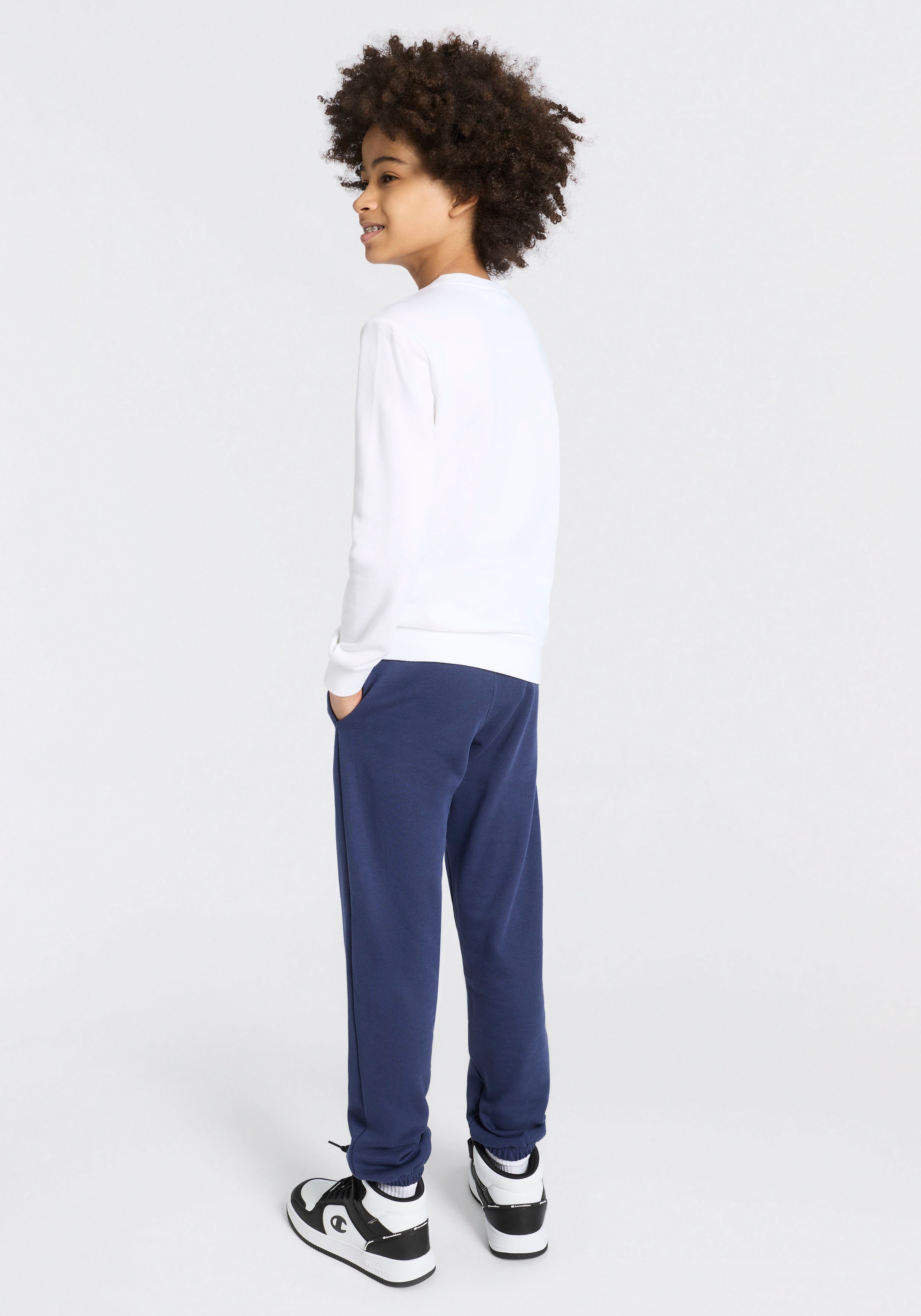 Champion Jogging »Graphic Terry Crewneck Sweatsuit« 2 pièces für Kinder, sportlicher Stil, weiches Material