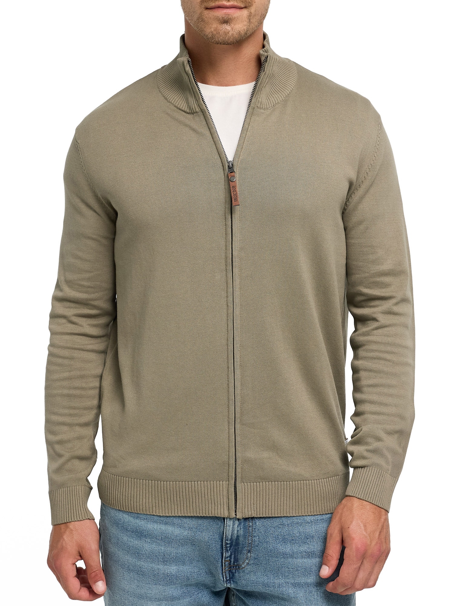 Indicode Veste en tricot »INArkmill cardigan« coton, coupe régulière